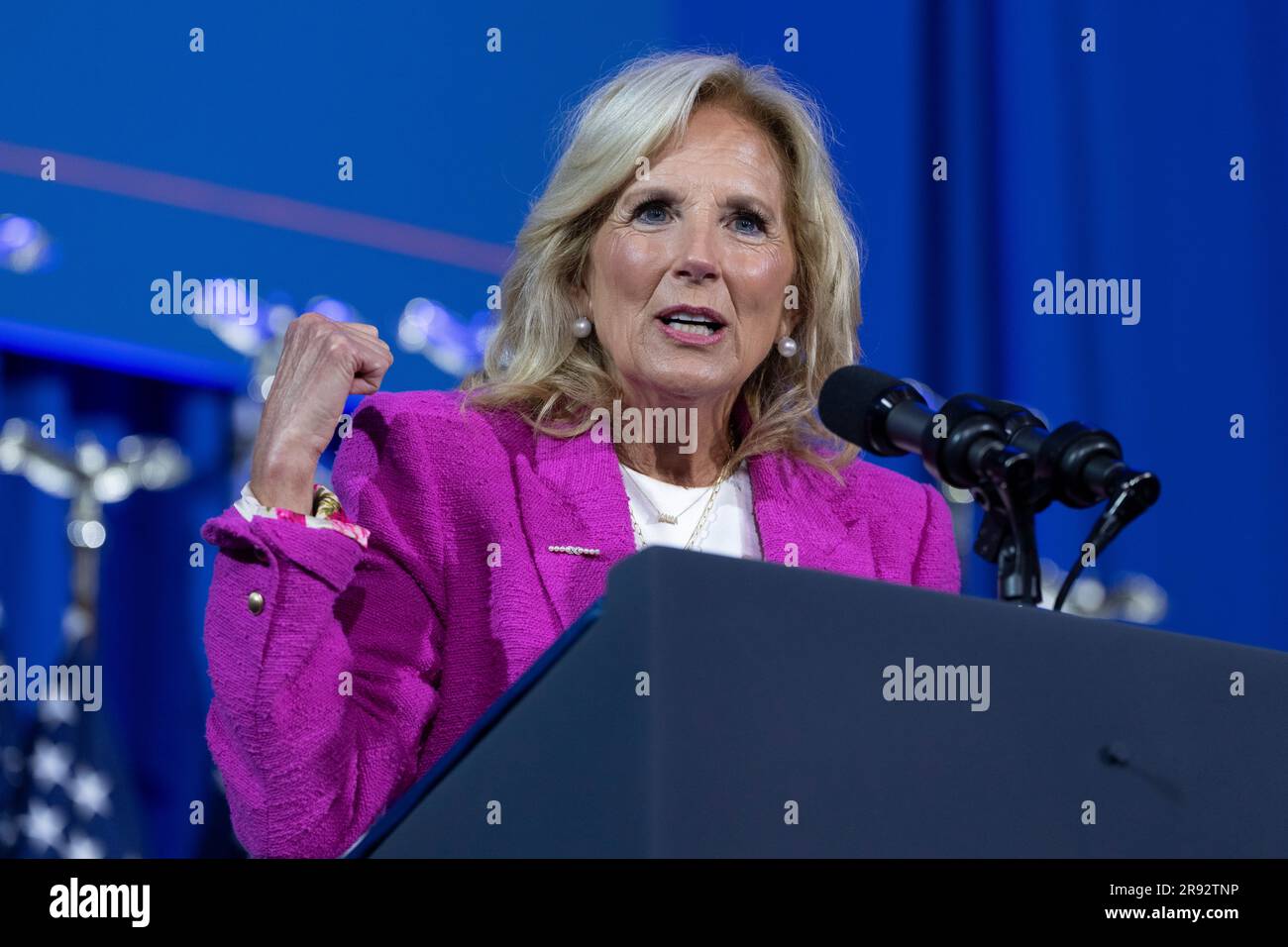 La Primera Dama La Dra Jill Biden Hace Comentarios En Un Evento Político Organizado Por 0938