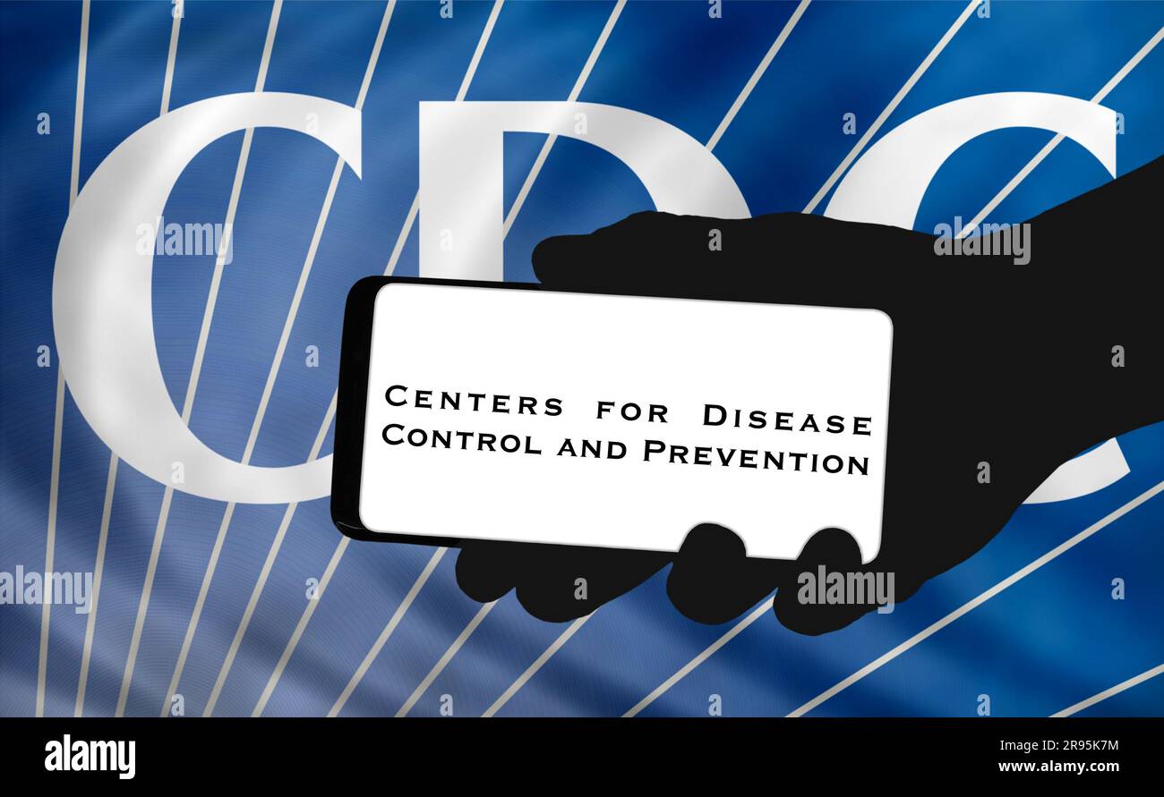 CDC Centros para el Control y la Prevención de Enfermedades Foto de stock