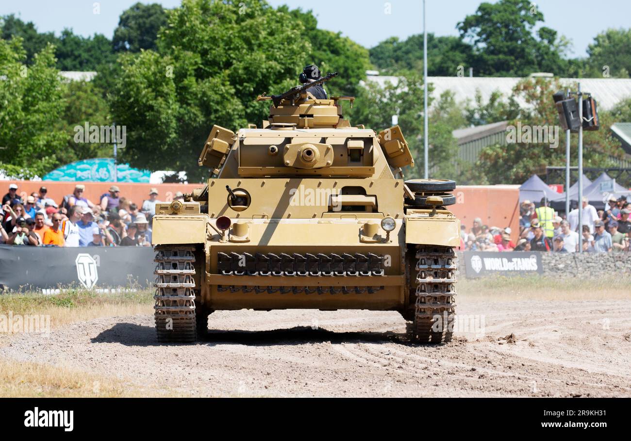 Panzer III Ausf. L fue un tanque mediano desarrollado en los años treinta por Alemania, y fue utilizado extensamente en la Segunda Guerra Mundial Tankfest 23 Bovington, Reino Unido Foto de stock