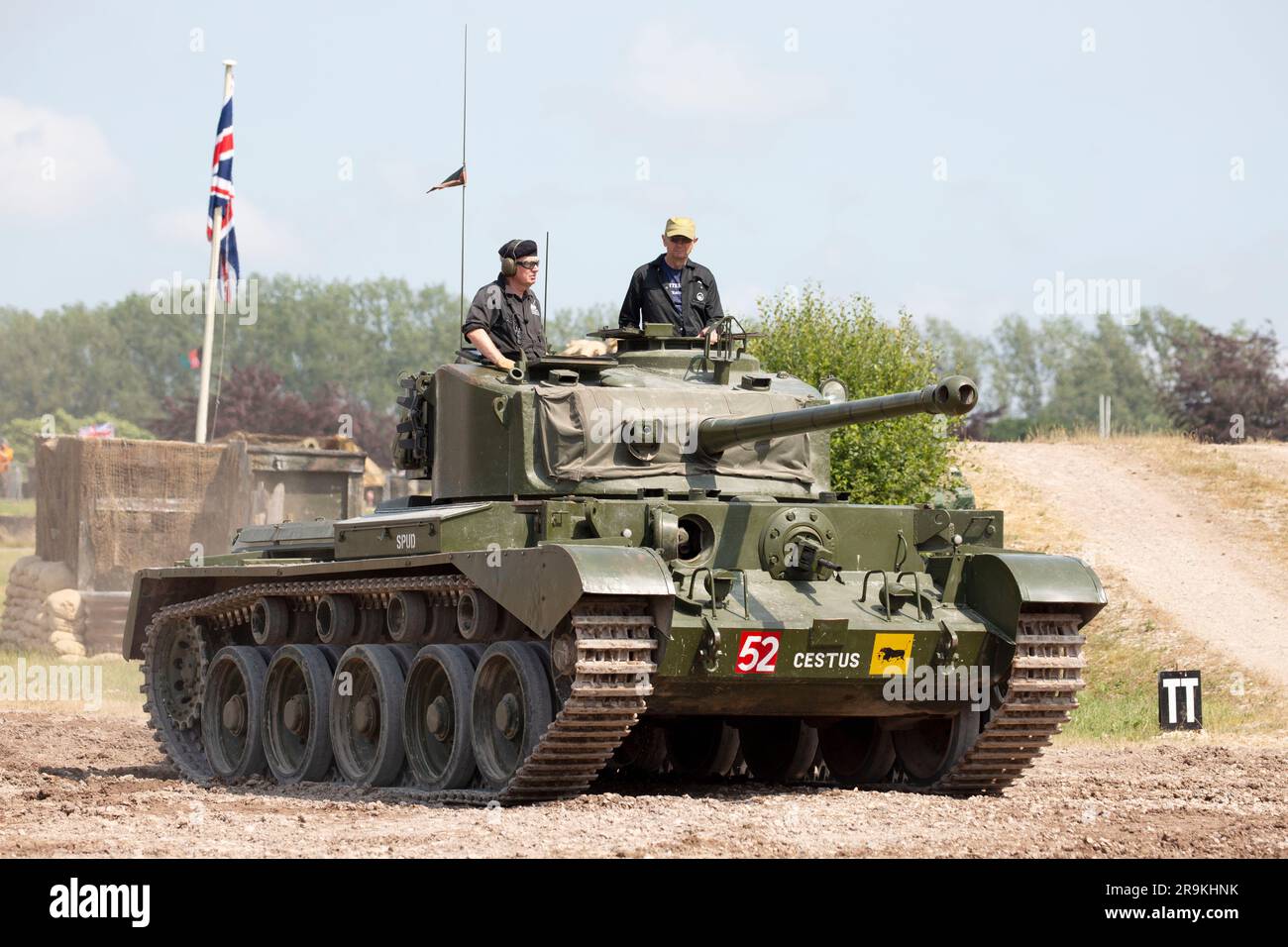 Cometa A34) Tanque británico introducido hacia el final de la Segunda Guerra Mundial. Tankfeast 23, Bovington, Reino Unido Foto de stock
