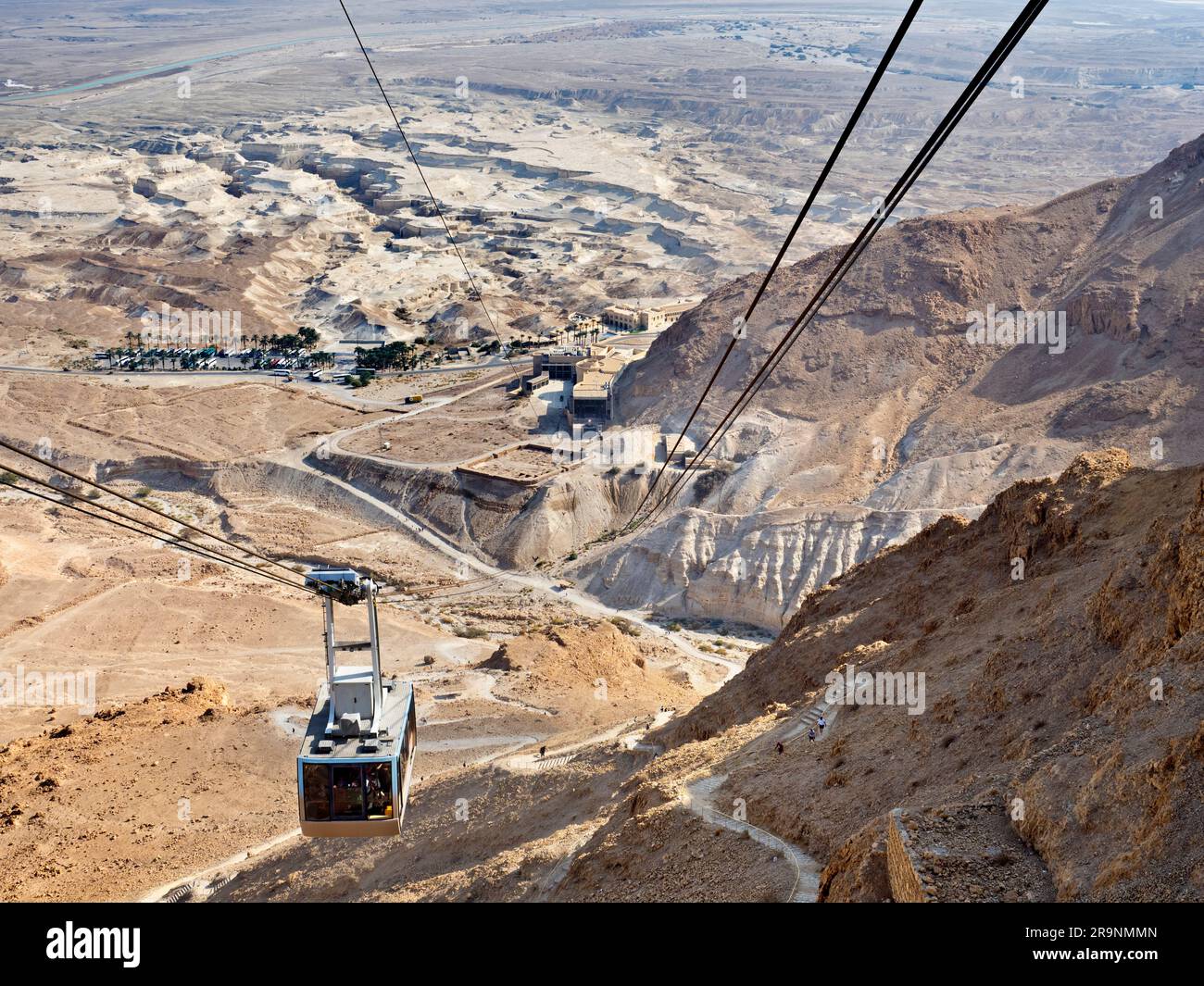 Situada en el árido desierto de Judea, la fortaleza de Masada es un