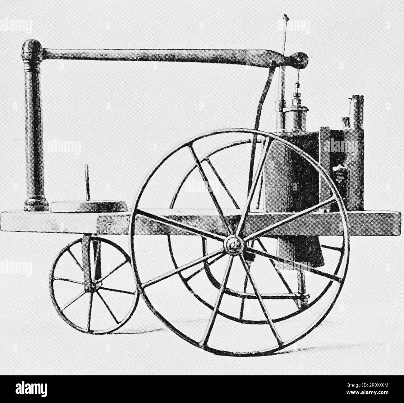 Transporte / transporte, máquina de vapor, locomotora de la calle de William Murdoch, 1784, ilustración, ADICIONAL-DERECHOS-LIQUIDACIÓN-INFORMACIÓN-NO-DISPONIBLE Foto de stock