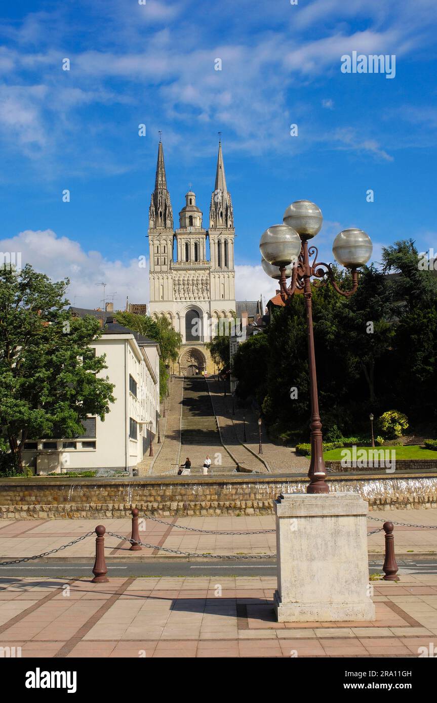 Catedral de Angers, Angers, Maine y Loira, Países del Loira, Francia