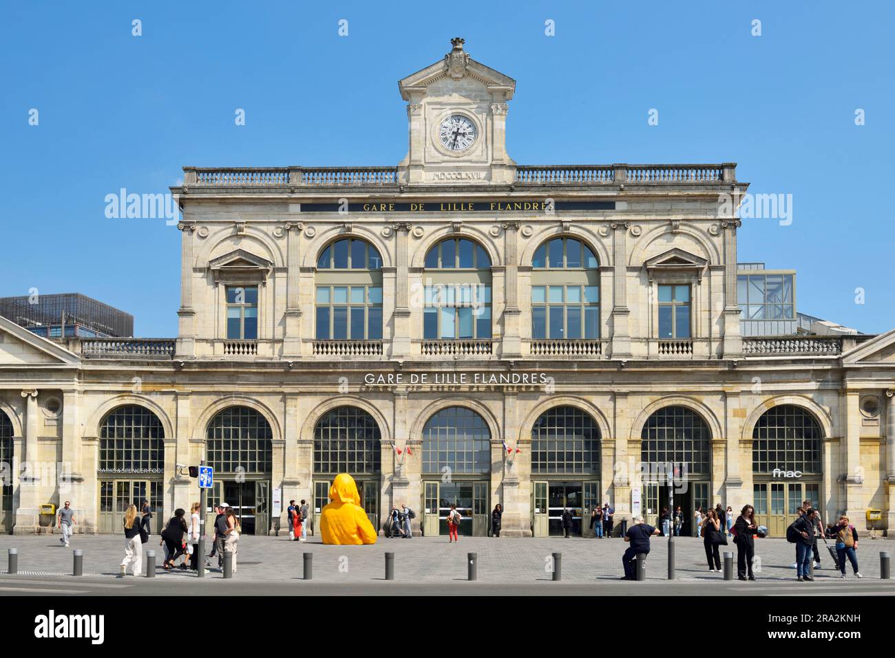 Francia, Nord, Lille, Lille Flandres estación de tren Foto de stock