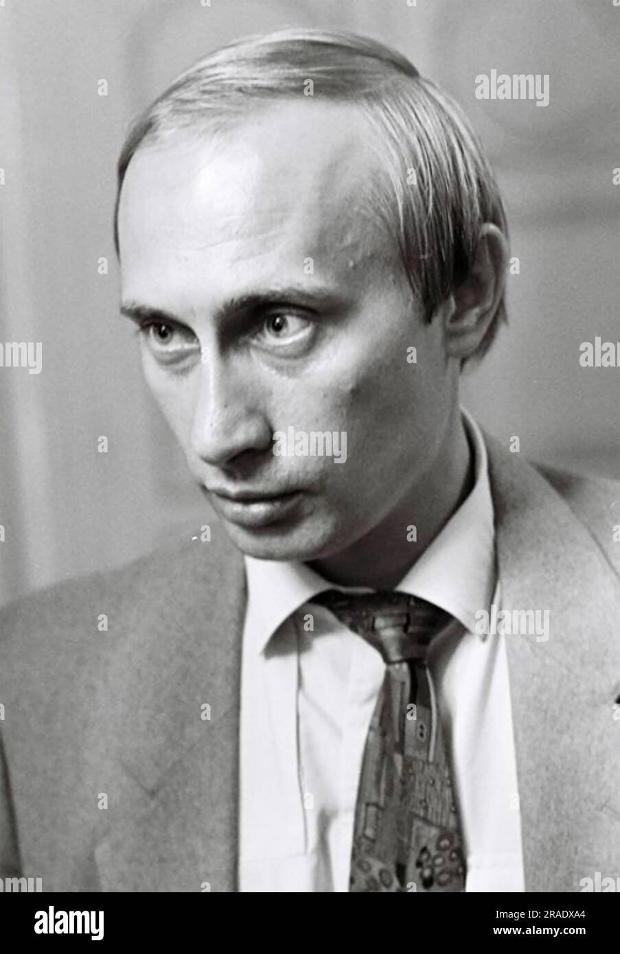 VLADIMIR PUTIN, Presidente de Rusia, alrededor de 1995. Foto de stock