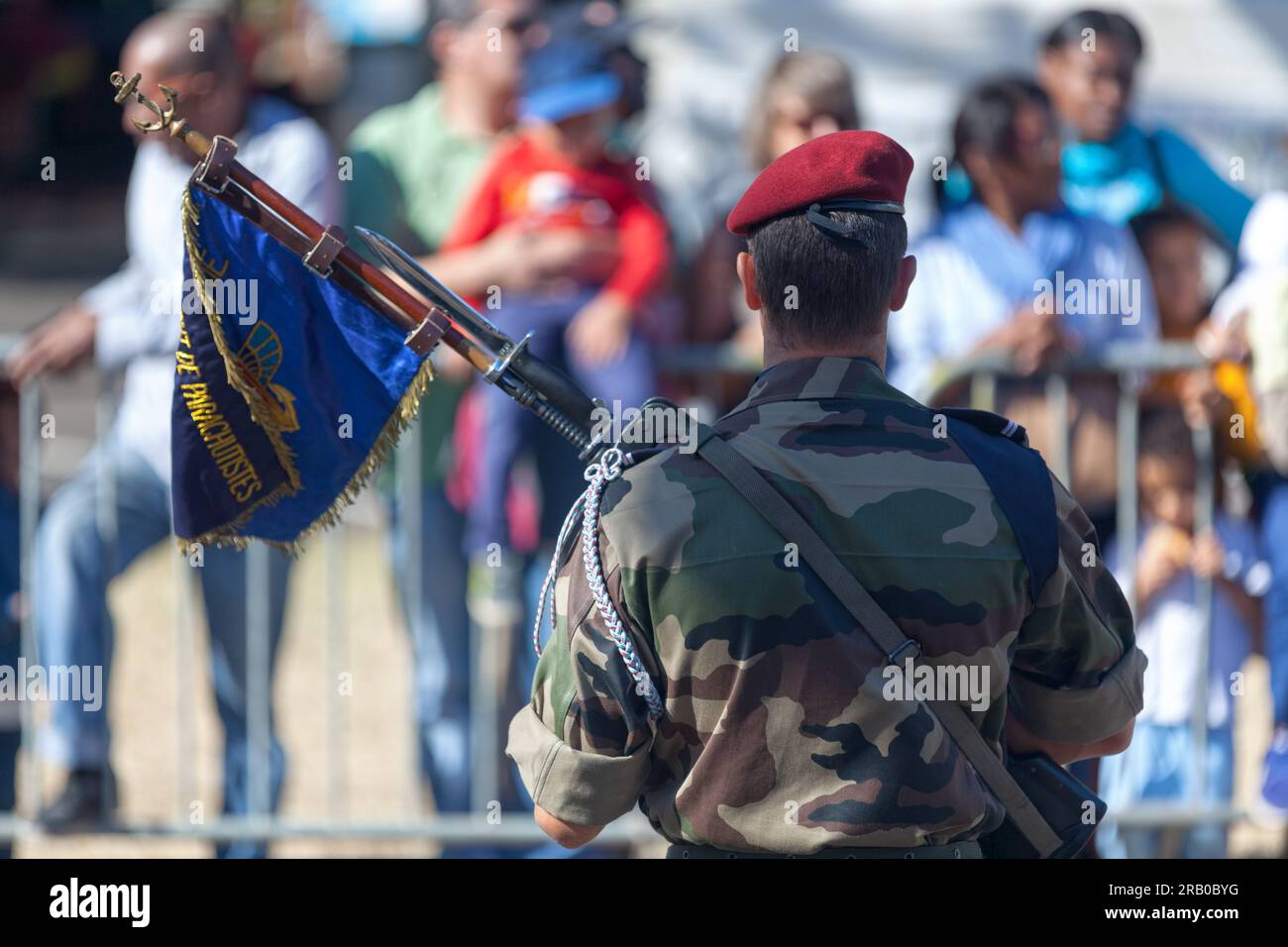 Saint Denis, La Reunión 14 2016 de julio; Adjunto del II RPIMa