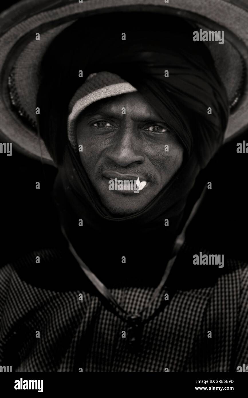 Hombre Fula. Malí. África Foto de stock
