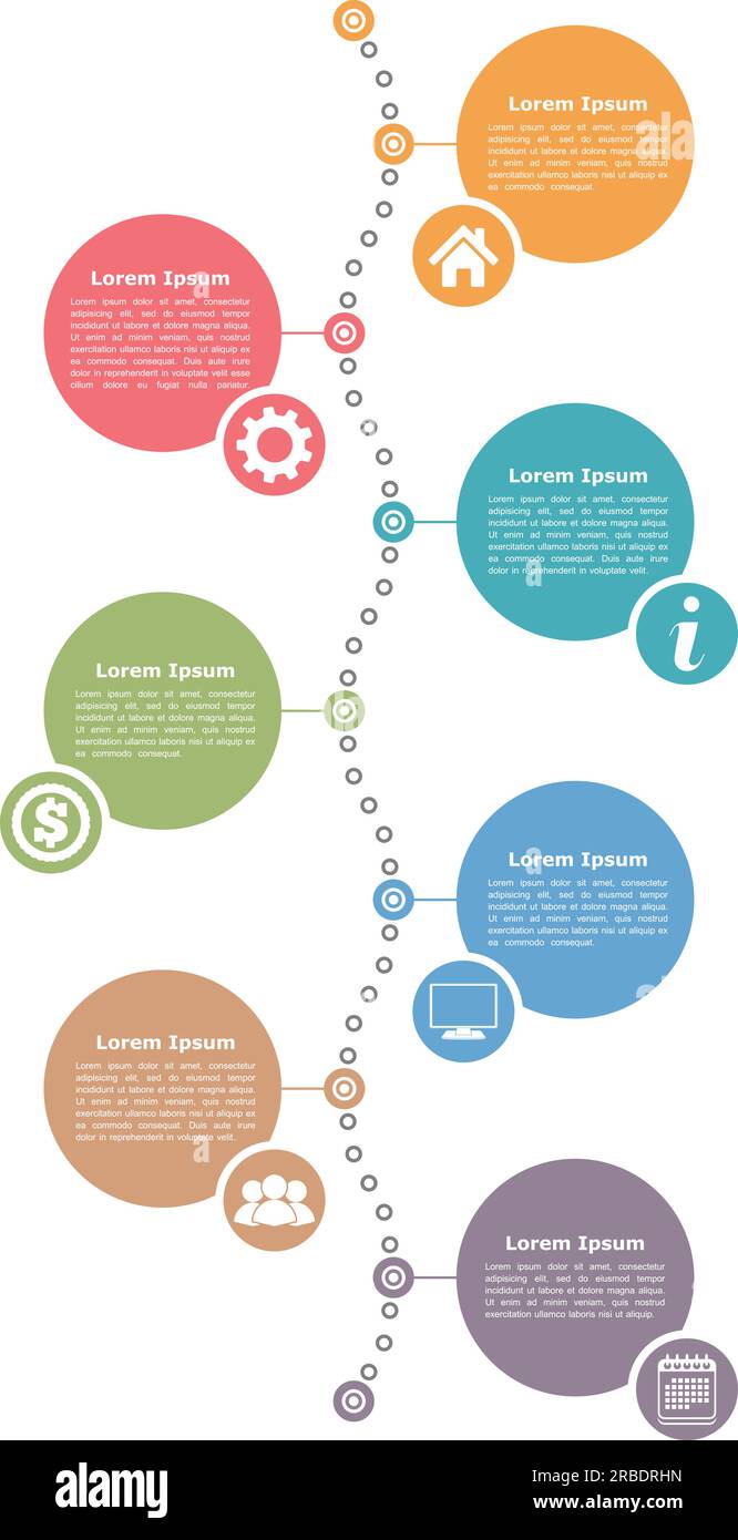 Plantilla De Diseño De Infografías De Línea De Tiempo Flujo De Trabajo Diseño De Diagrama 9212