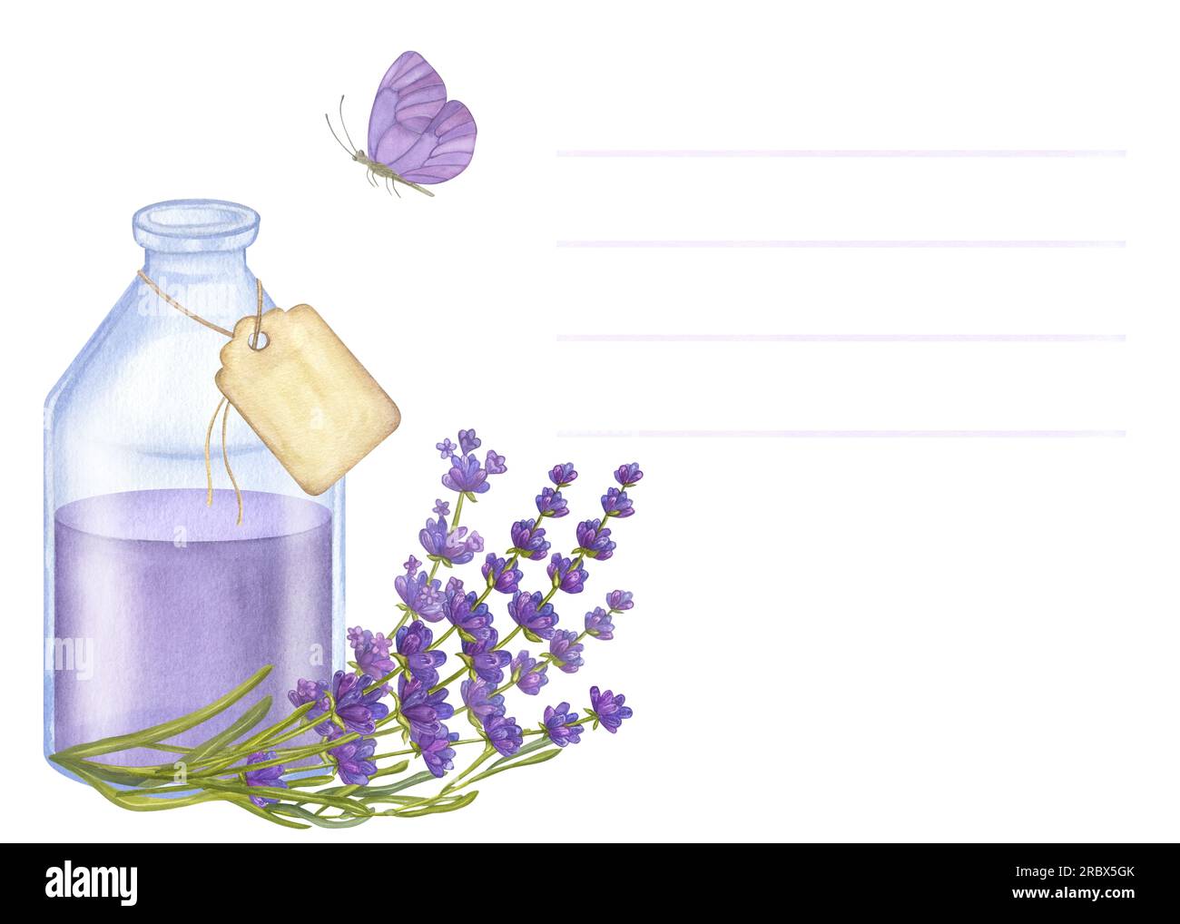 Botella de vidrio violeta para aceite