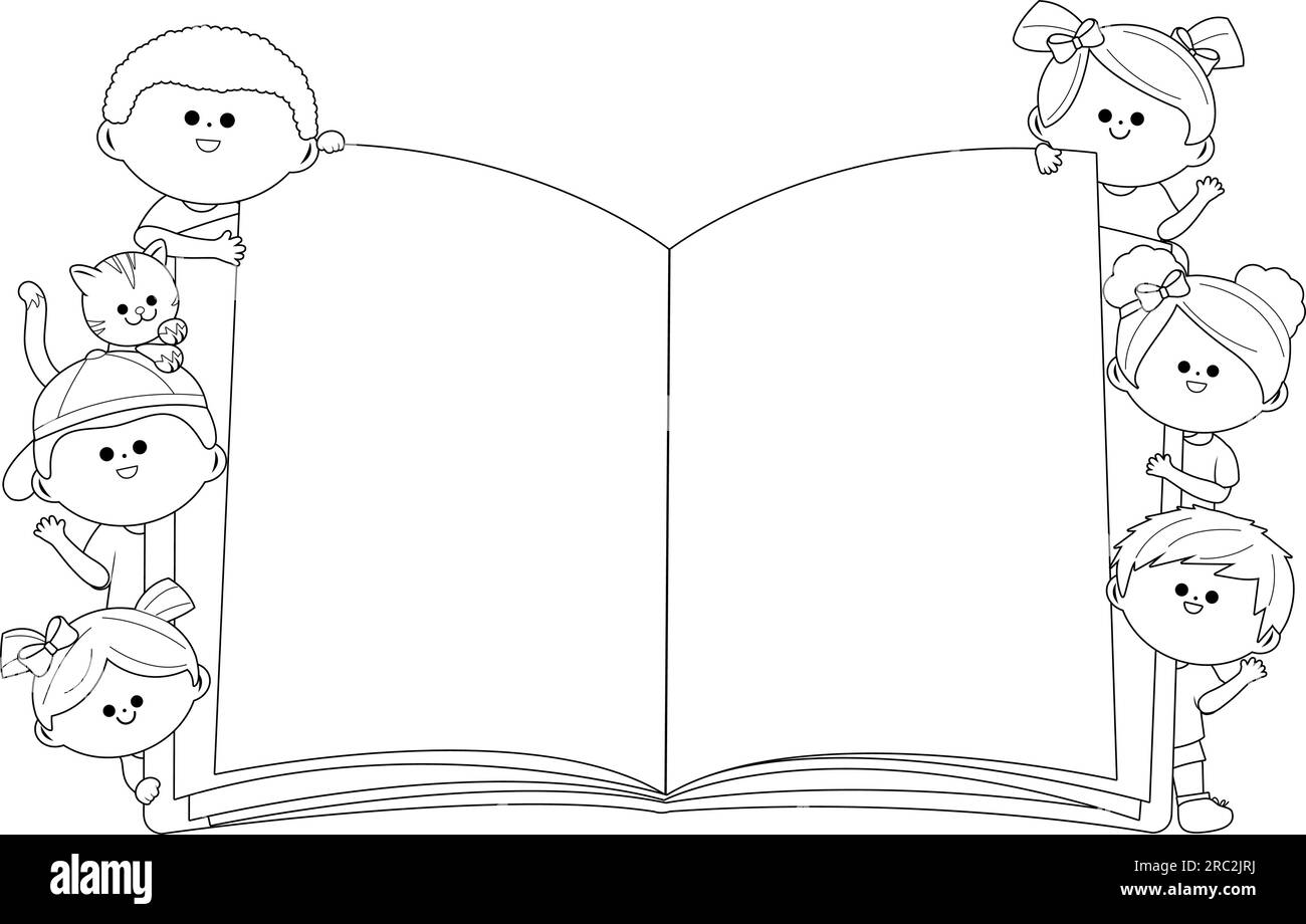 Boy drawing girl reading Imágenes de stock en blanco y negro - Alamy