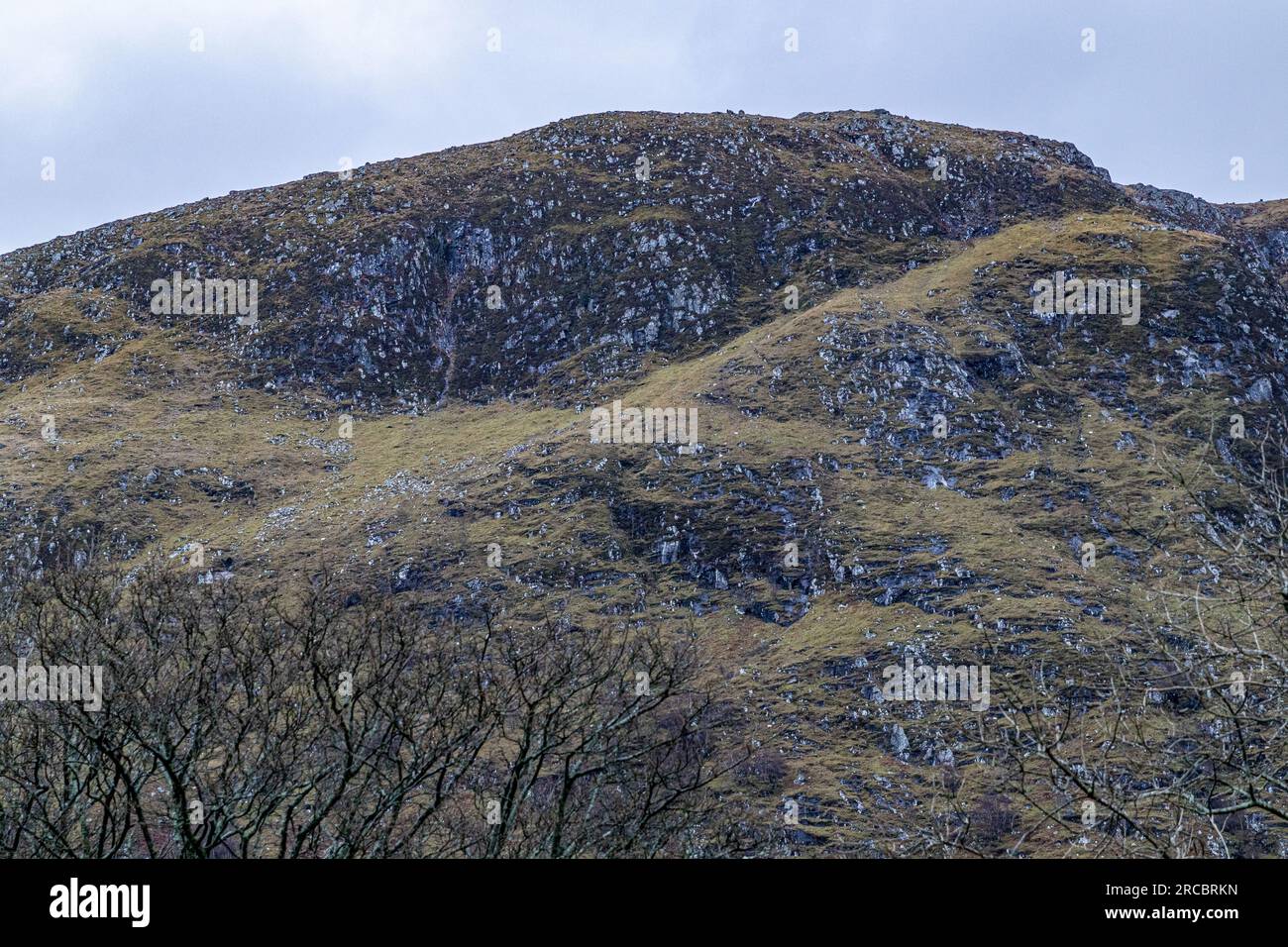 Foto de paisaje único de la naturaleza en Escocia Foto de stock