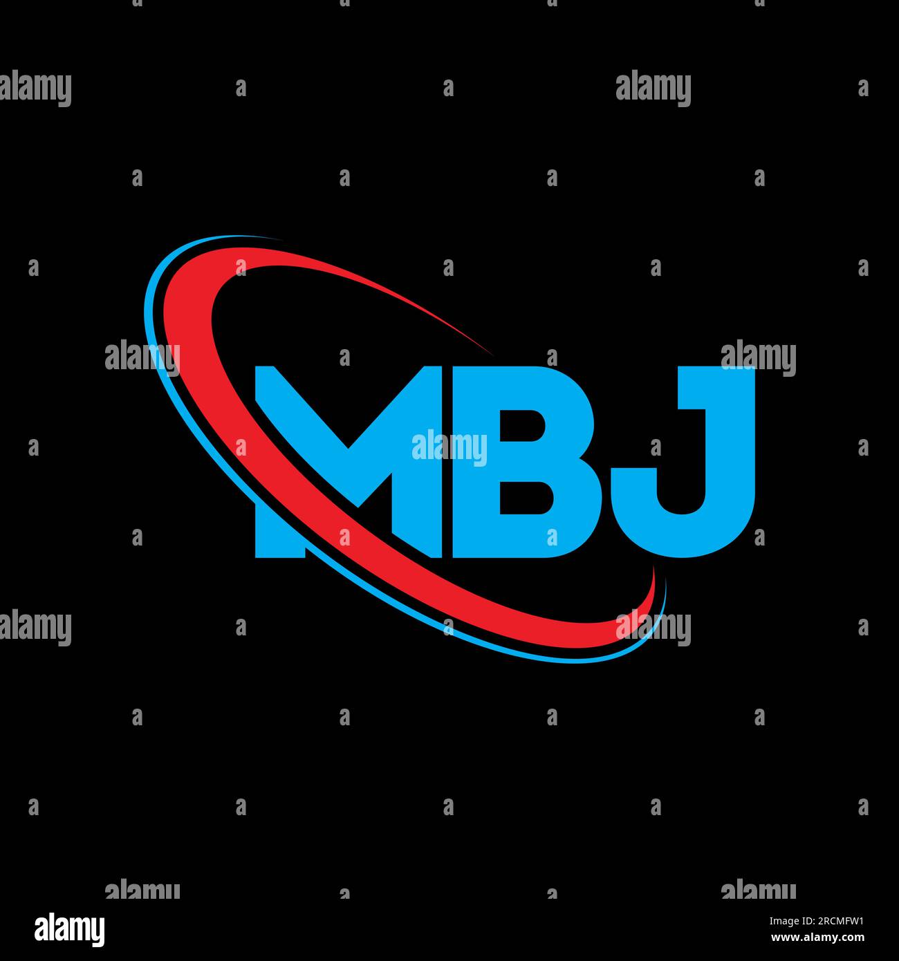 Logotipo de MBJ. Carta MBJ. MBJ letter logo diseño. Iniciales MBJ logo ...