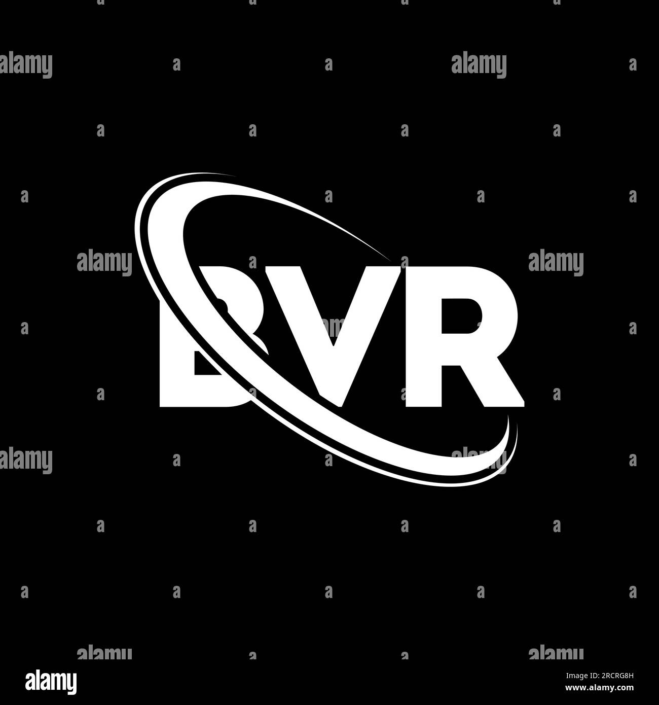 Logotipo de BVR. Letra BVR. Diseno de logotipo de letra BVR. Iniciales ...