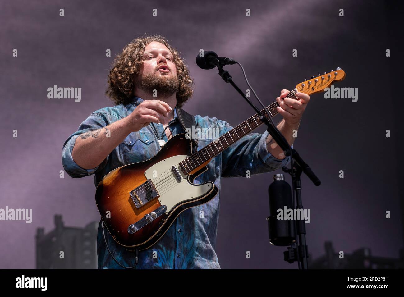 Alt-J en el Festival Crucero, Barcelona 7 de junio de 2023. Fotógrafo: ALE Espaliat Foto de stock