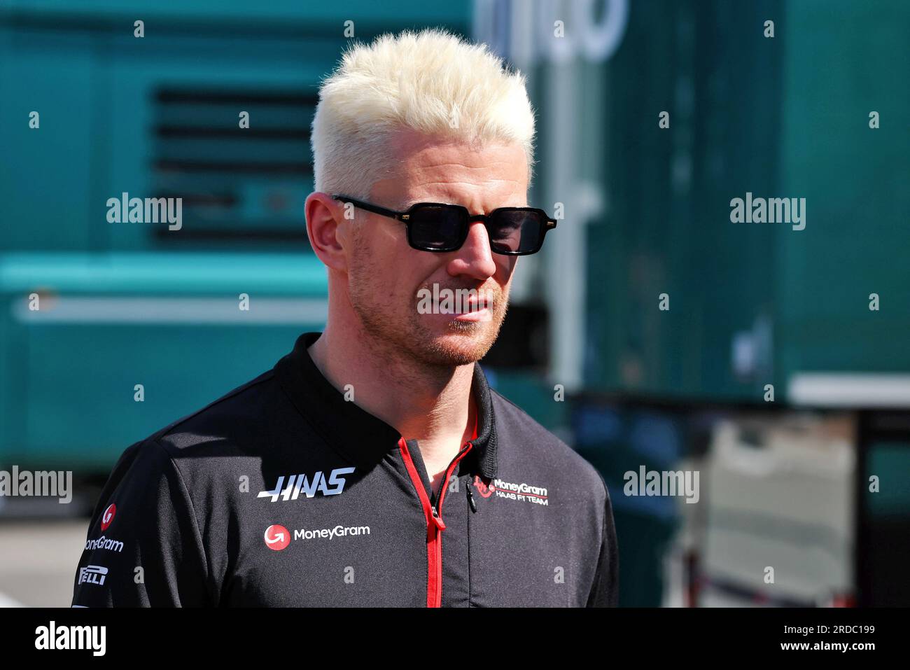 Budapest, Hungría. 2023 de julio. Nico Hulkenberg (GER) Haas F1 Team. Campeonato Mundial de Fórmula 1, Rd 12, Gran Premio de Hungría, jueves 20 de julio de 2023. Budapest, Hungría. Crédito: James Moy/Alamy Live News Foto de stock