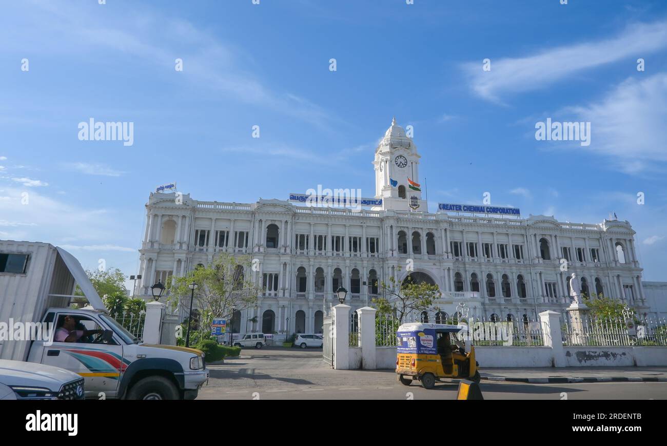 Chennai, India 14 de julio de 2023 La Oficina de la Corporación
