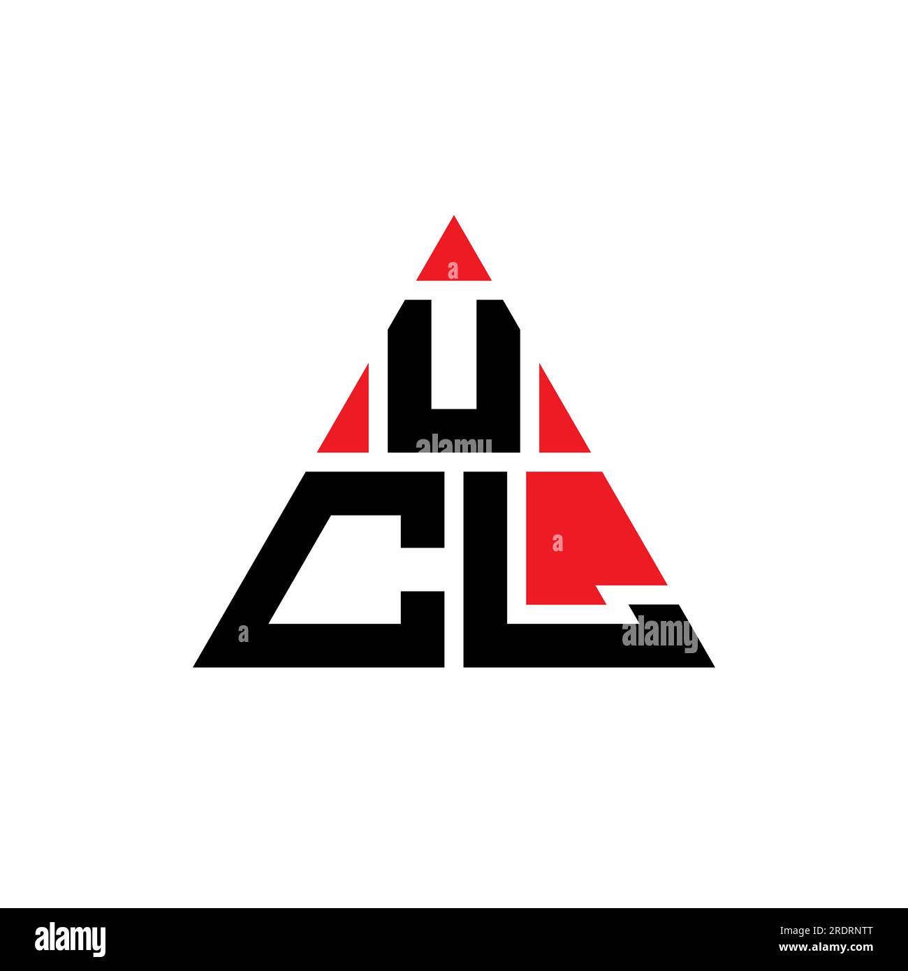 UCL triángulo letra logo diseño con forma de triángulo. UCL triángulo ...