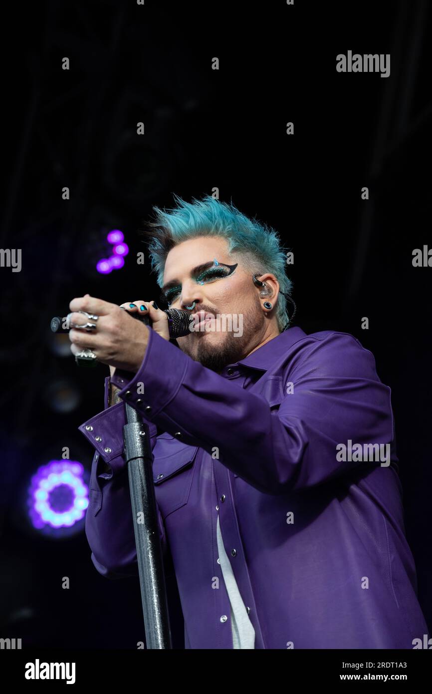 El cantante adam lambert fotografías e imágenes de alta resolución - Alamy