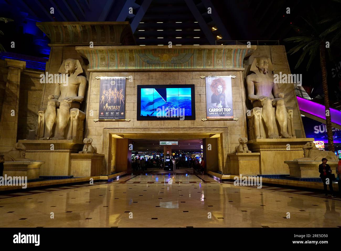 Luxor Hotel & Casino, las Vegas, Nevada, Estados Unidos, América del Norte Foto de stock