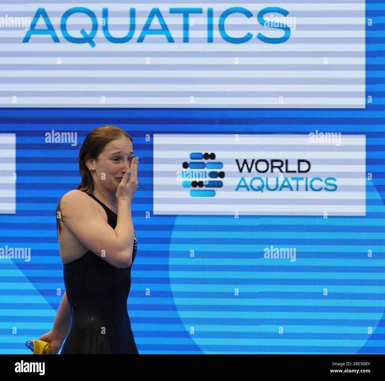 Mollie Ocallaghan Of Australia Becomes Emotional After Winning The