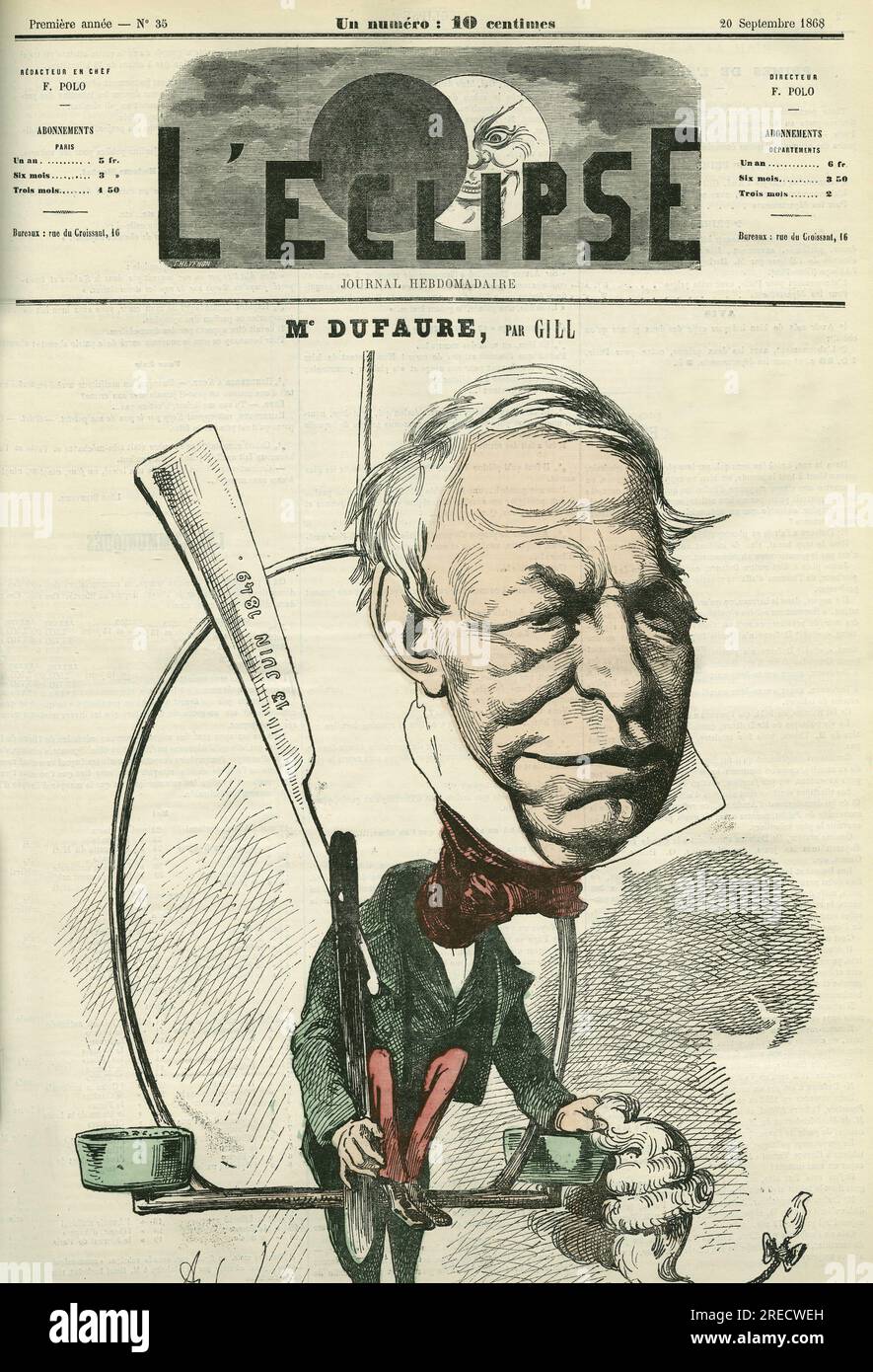 Jules Armand (JulesArmand) Dufaure (17981881), aguacate y hombre