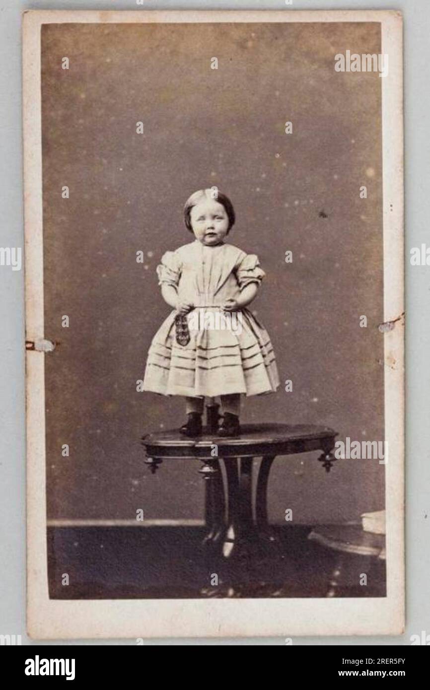 Laura Eliza Wilson - George Washington Wilson 1864 por George Washington Wilson Foto de stock