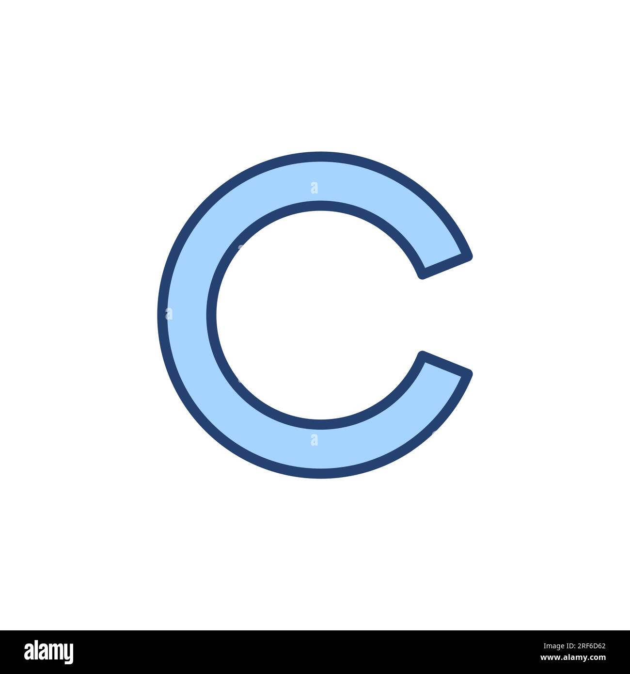Copyright icono vector. signo y símbolo de copyright Ilustración del Vector