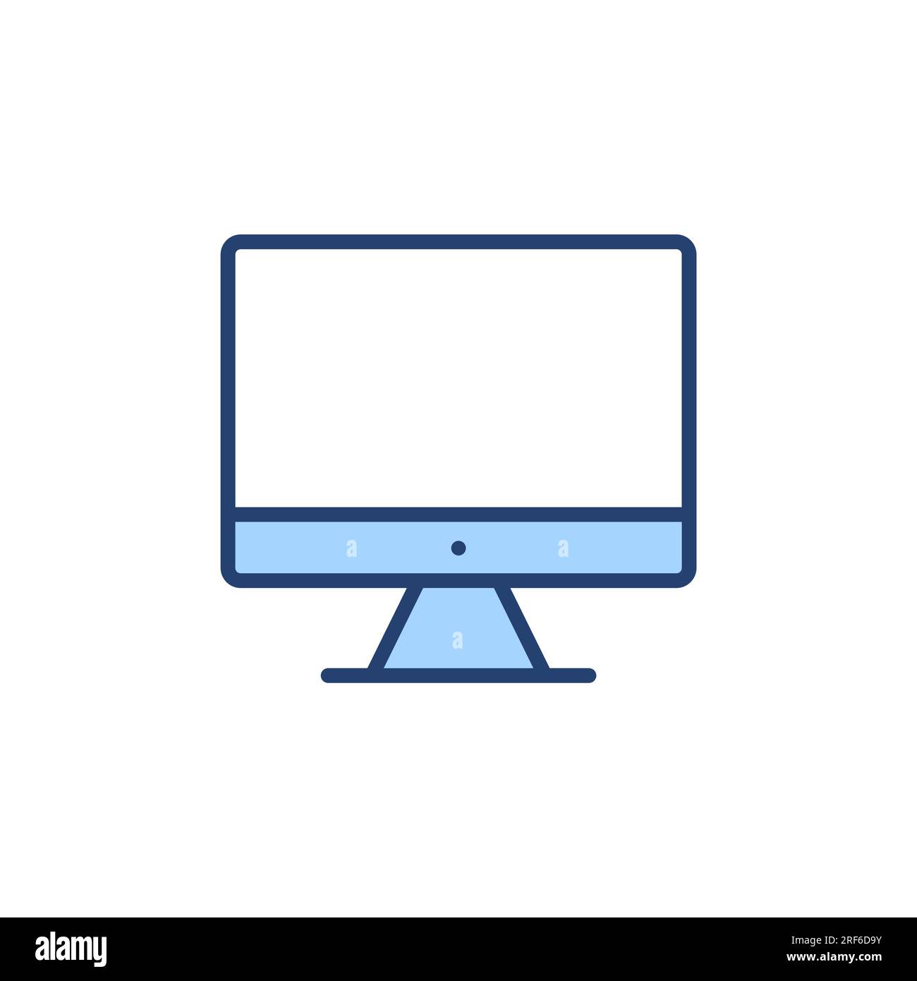 Monitor pantalla ordenador - Iconos Negocios y Finanzas