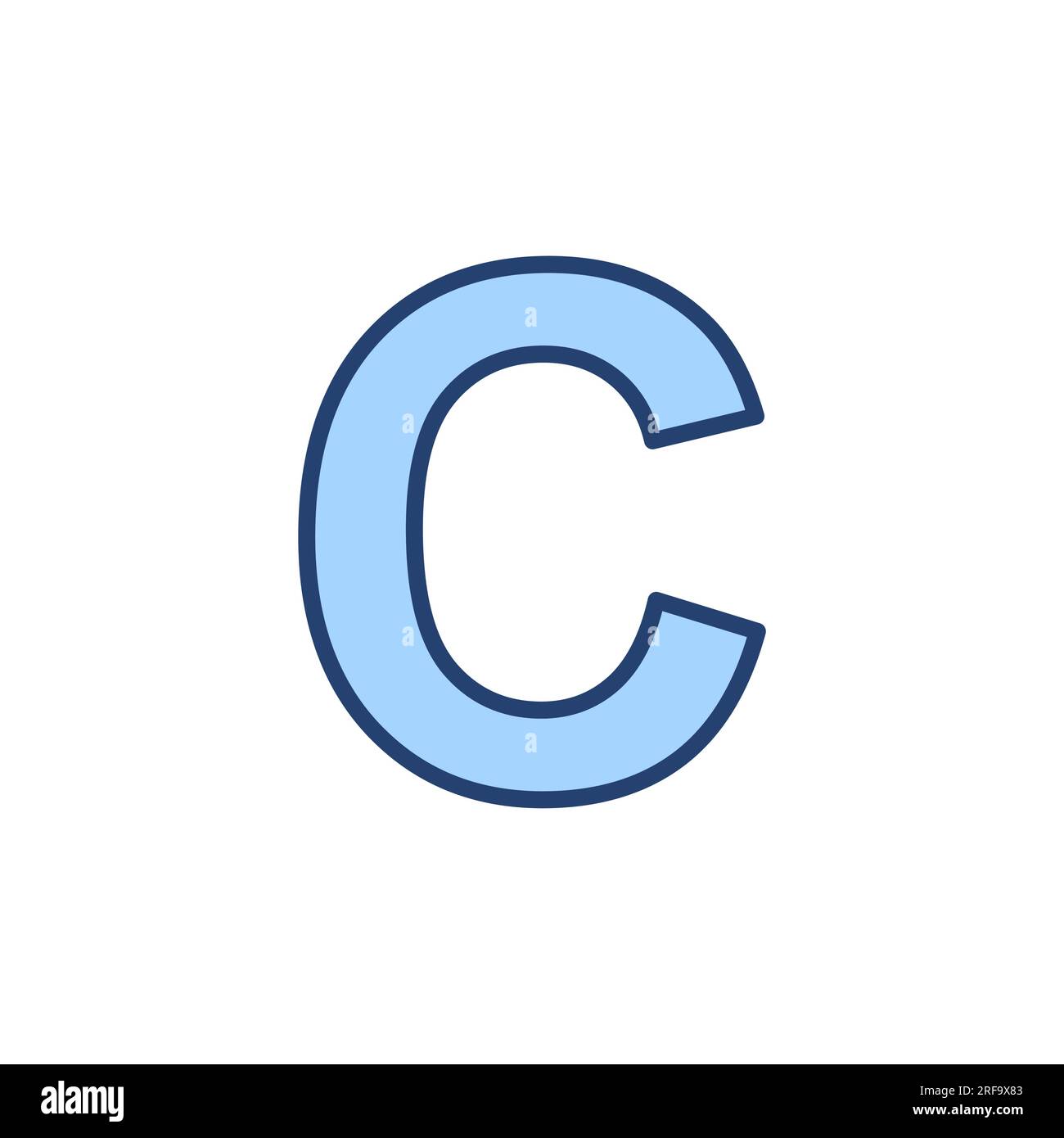 Copyright icono vector. signo y símbolo de copyright Ilustración del Vector