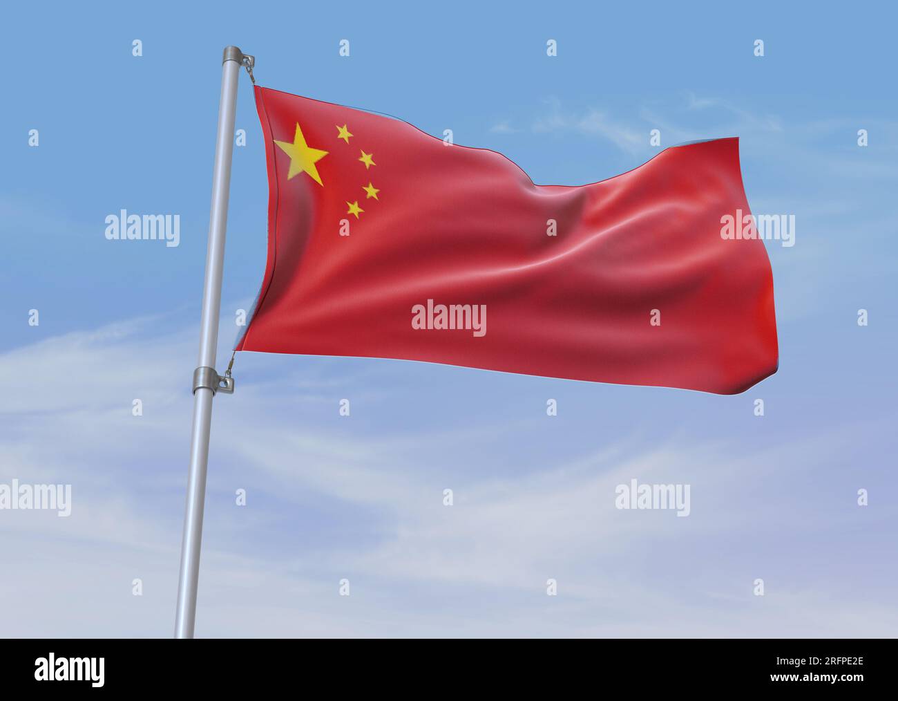bandera de china hd calidad premium Foto de stock
