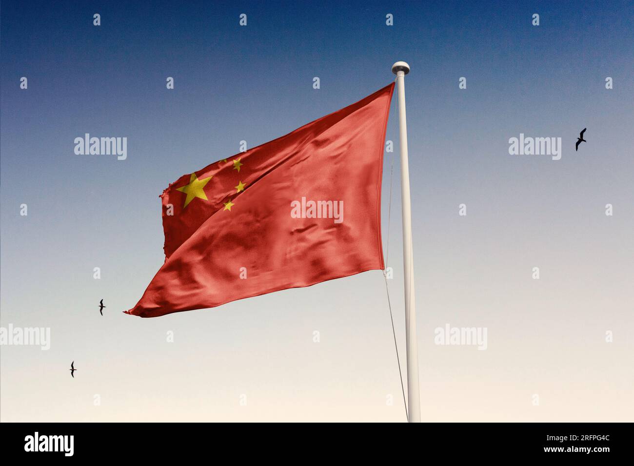 bandera de china hd calidad premium Foto de stock