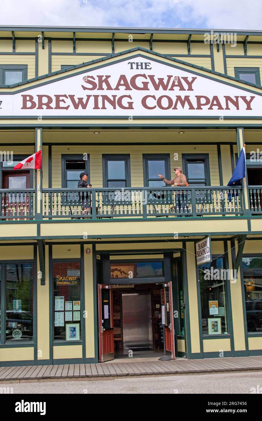 Skagway Brewing Company Foto de stock