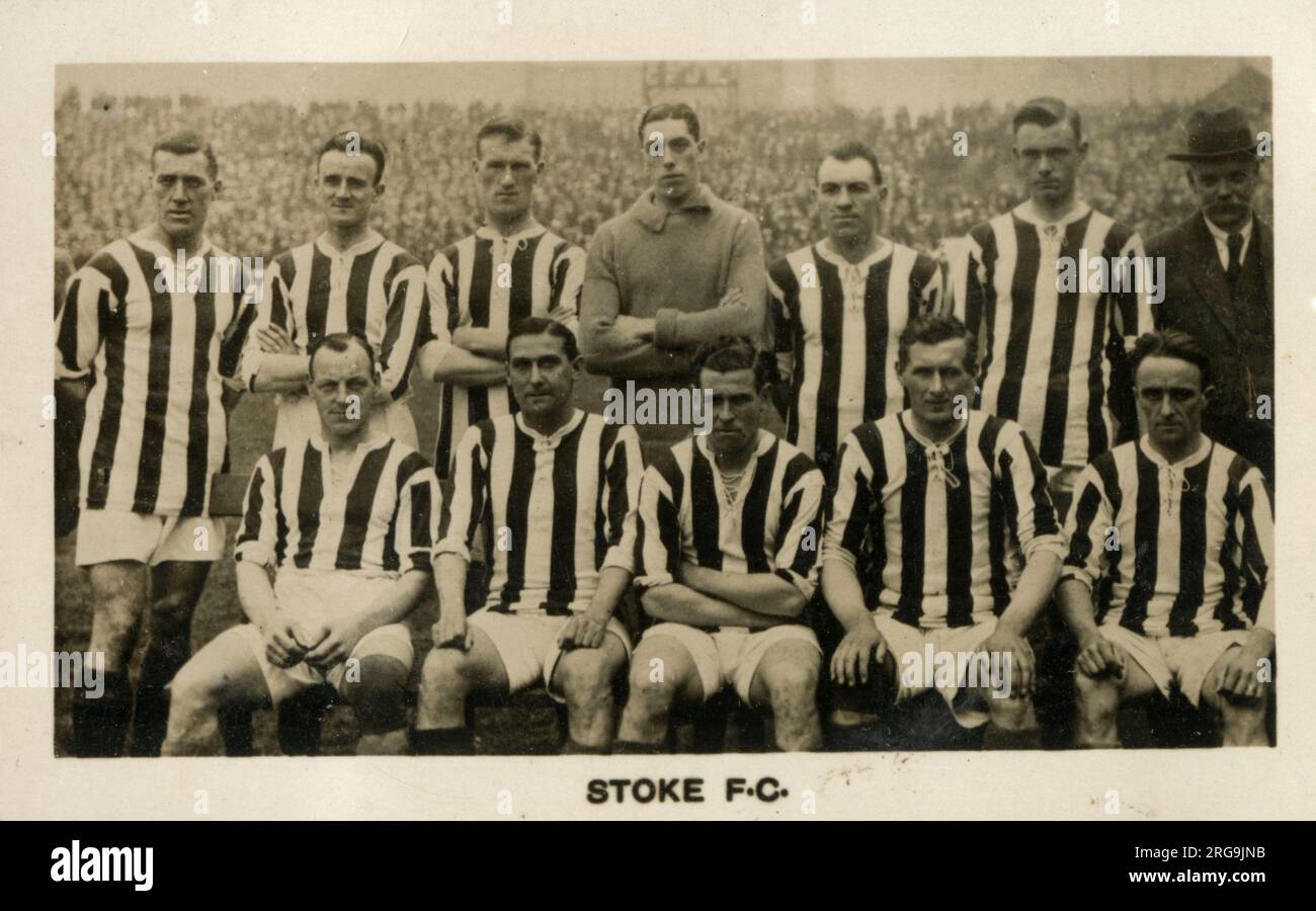 Stoke Football Club - Equipo Foto de stock