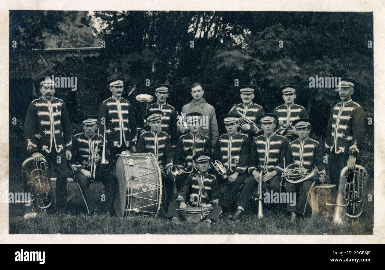 Heacham Brass Reed Band - Norfolk, Inglaterra. Foto de stock