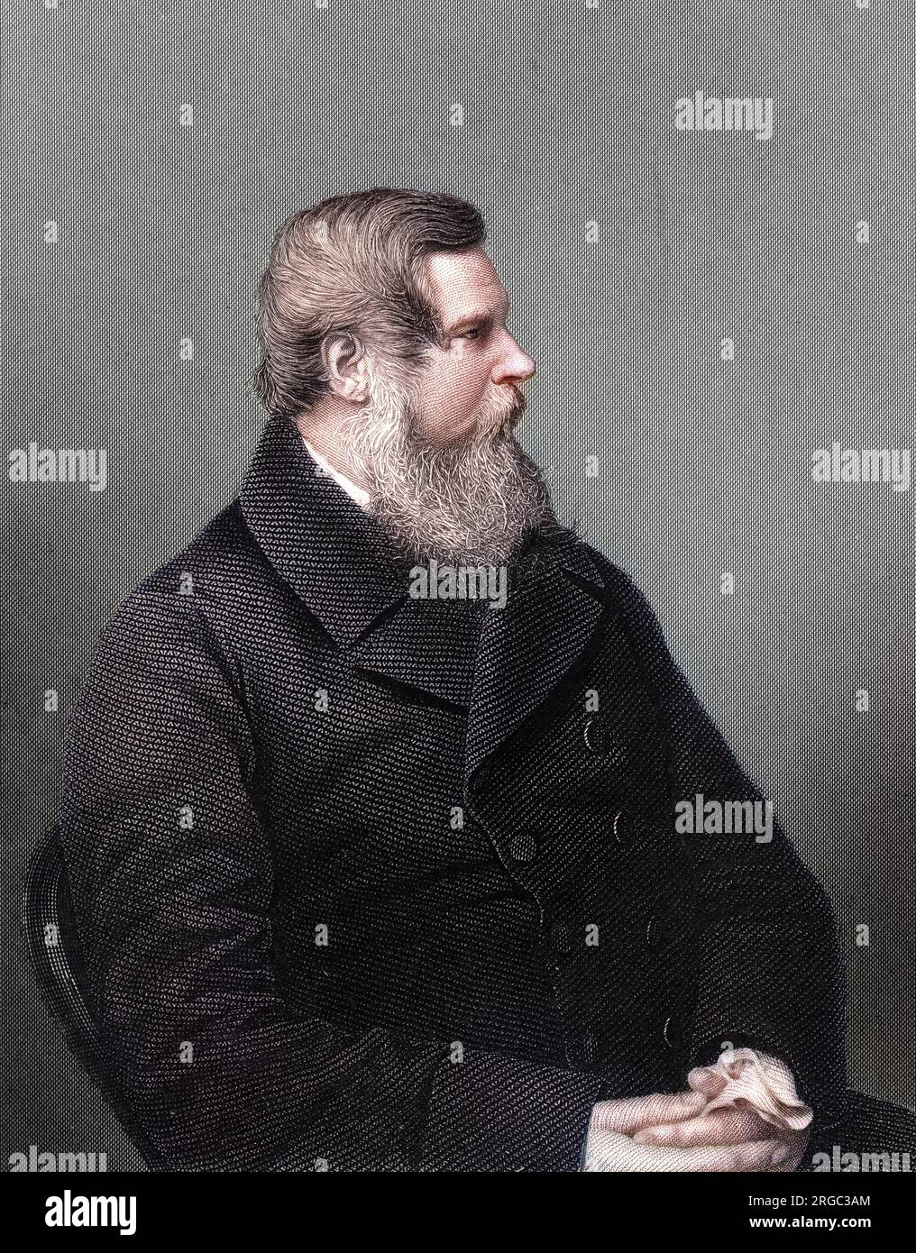 STAFFORD HENRY NORTHCOTE Primer conde IDDESLEIGH (1818 - 1887), hombre de estado. Foto de stock