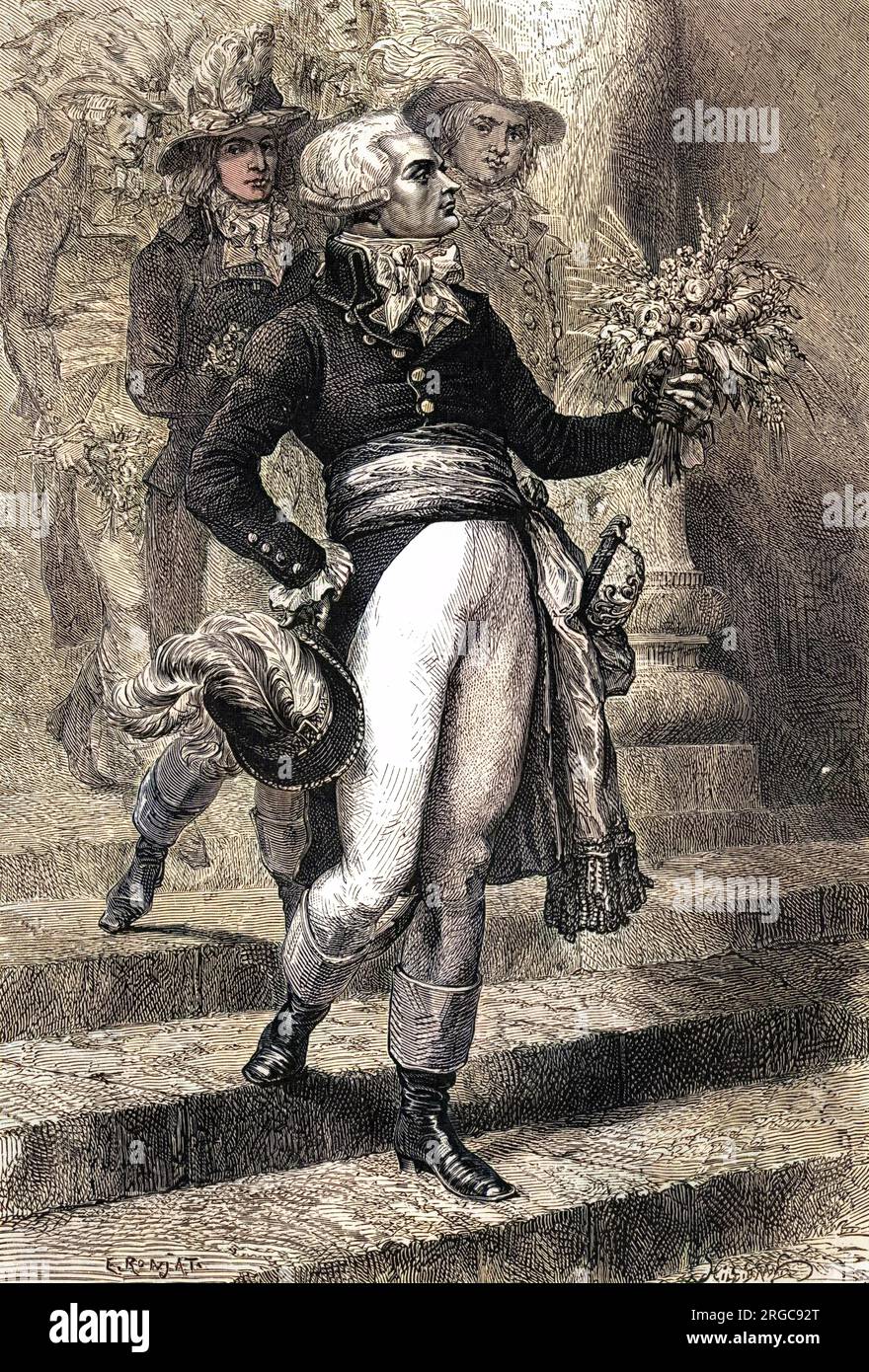 MAXIMILIEN ROBESPIERRE estadista revolucionario francés, cuya