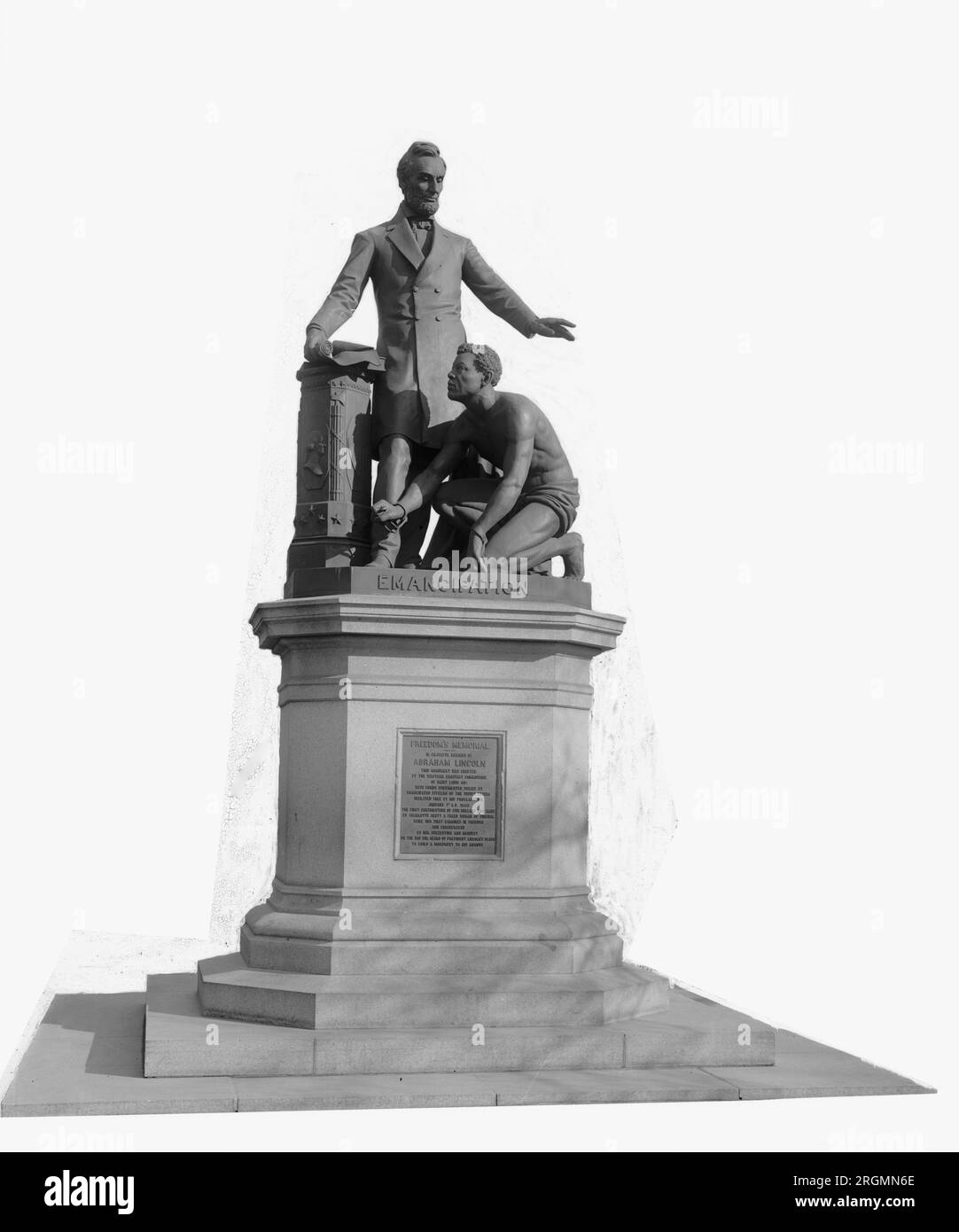 Estatua de Lincoln, Parque Lincoln, [Washington, D.C.] (aislado) ca. 1910-1935 Foto de stock