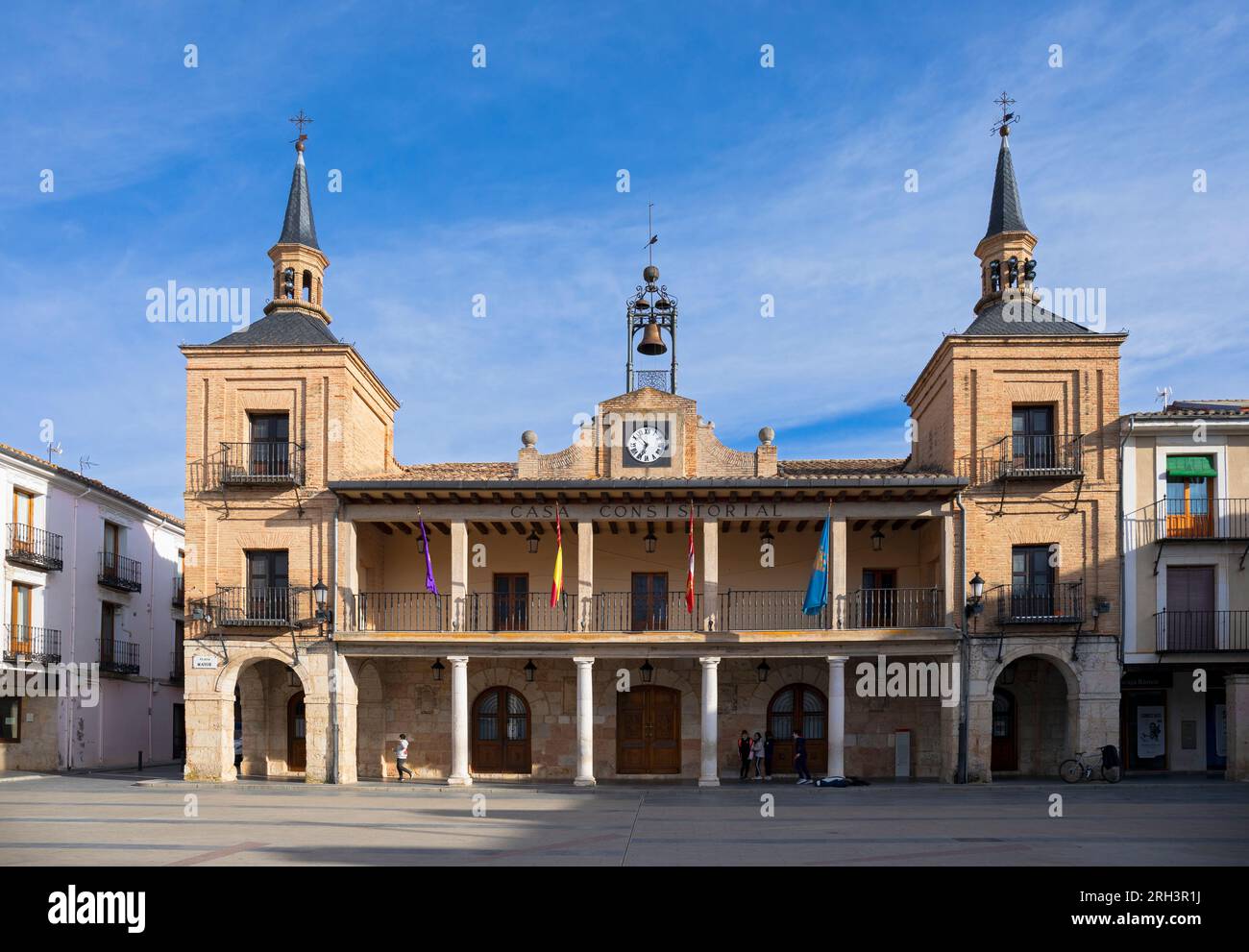 Europa, España, Castilla y León, Burgo de Osma, Ayuntamiento de Burgo de Osma (Ayuntamiento de El Burgo de Osma) Foto de stock