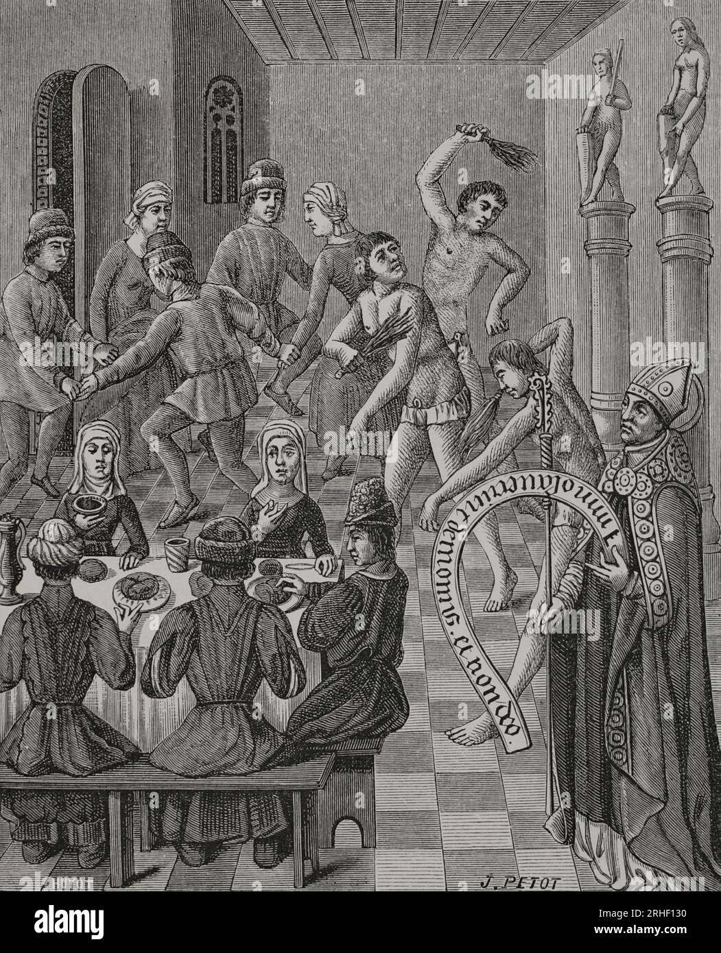 Los Flagellants. Secta herética que surgió en Italia en el siglo XIII. Sus ideas eran que la Los Flagellants. Secta herética que surgió en Italia en el siglo XIII. Sus ideas eran que la