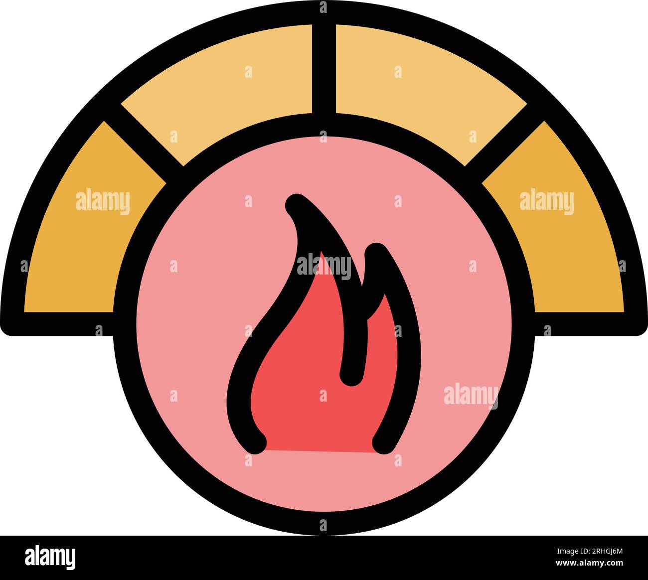 vetor de contorno do ícone do metabolismo de fogo. sistema químico 15101257  Vetor no Vecteezy