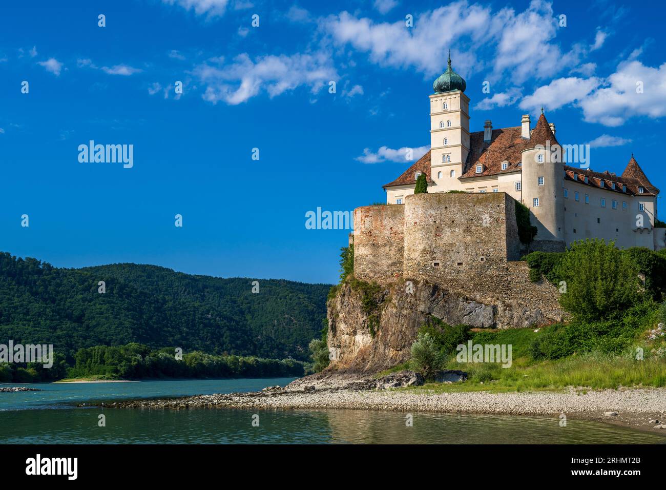 Castillo Schloss Schonbuhel, Schonbuhel-Aggsbach, Baja Austria, Austria Foto de stock