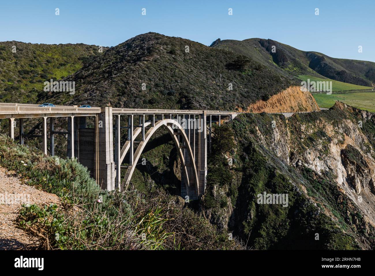 Bixby puente en Big Sur de California Foto de stock