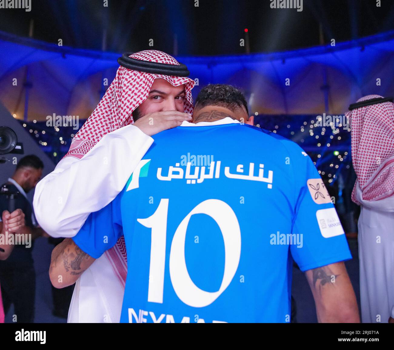 Hombre Fútbol Camiseta Neymar #10 Blanco 2ª Equipación 2023/24 Argentina