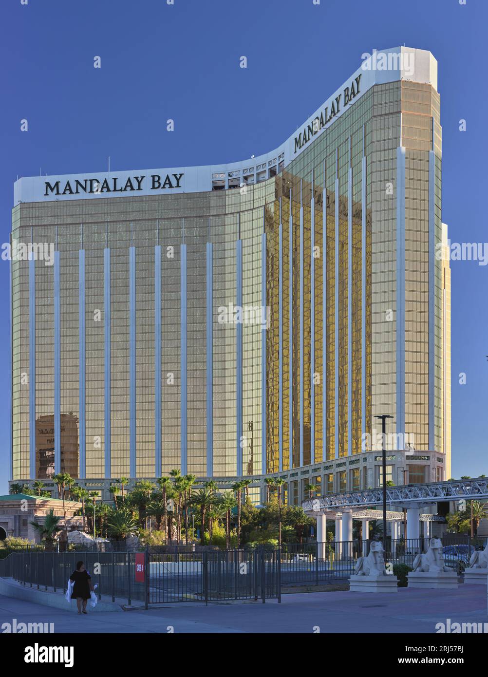 Mandalay Bay Hotel en Las Vegas, Nevada, Estados Unidos Foto de stock