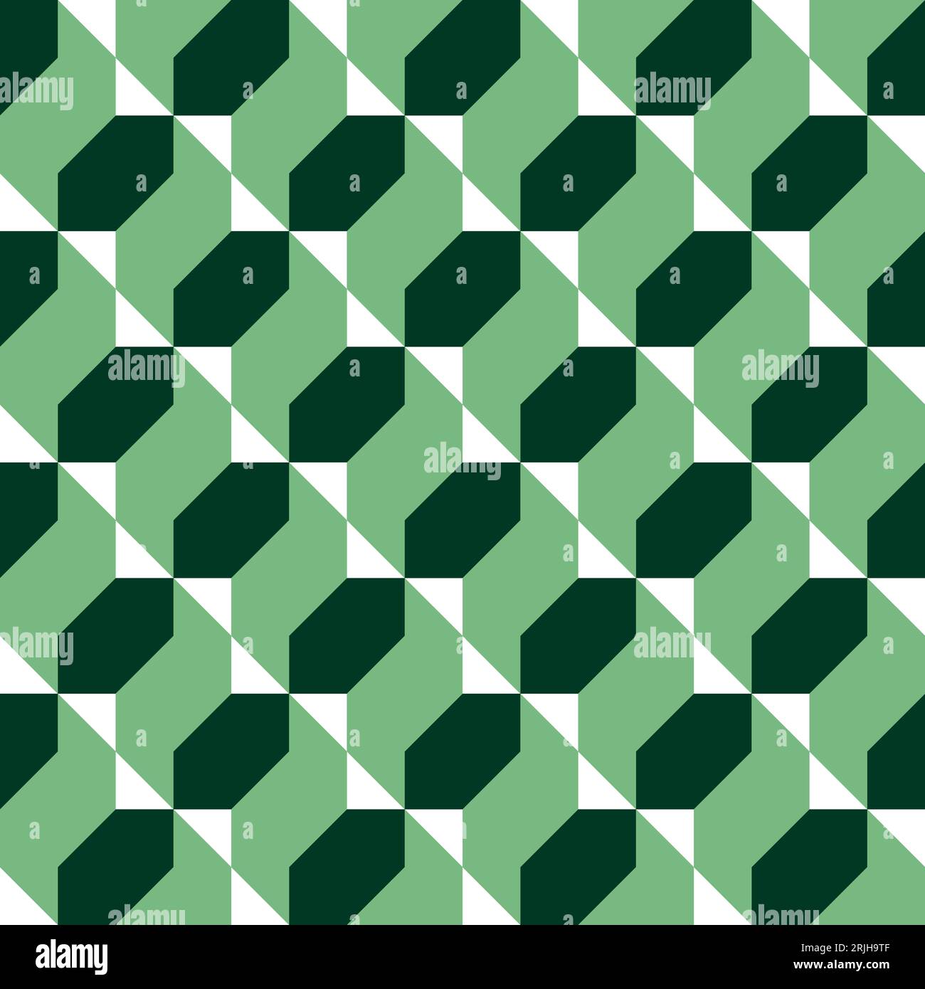 Patrón sin fisuras con motivos geométricos en tres colores Foto de stock