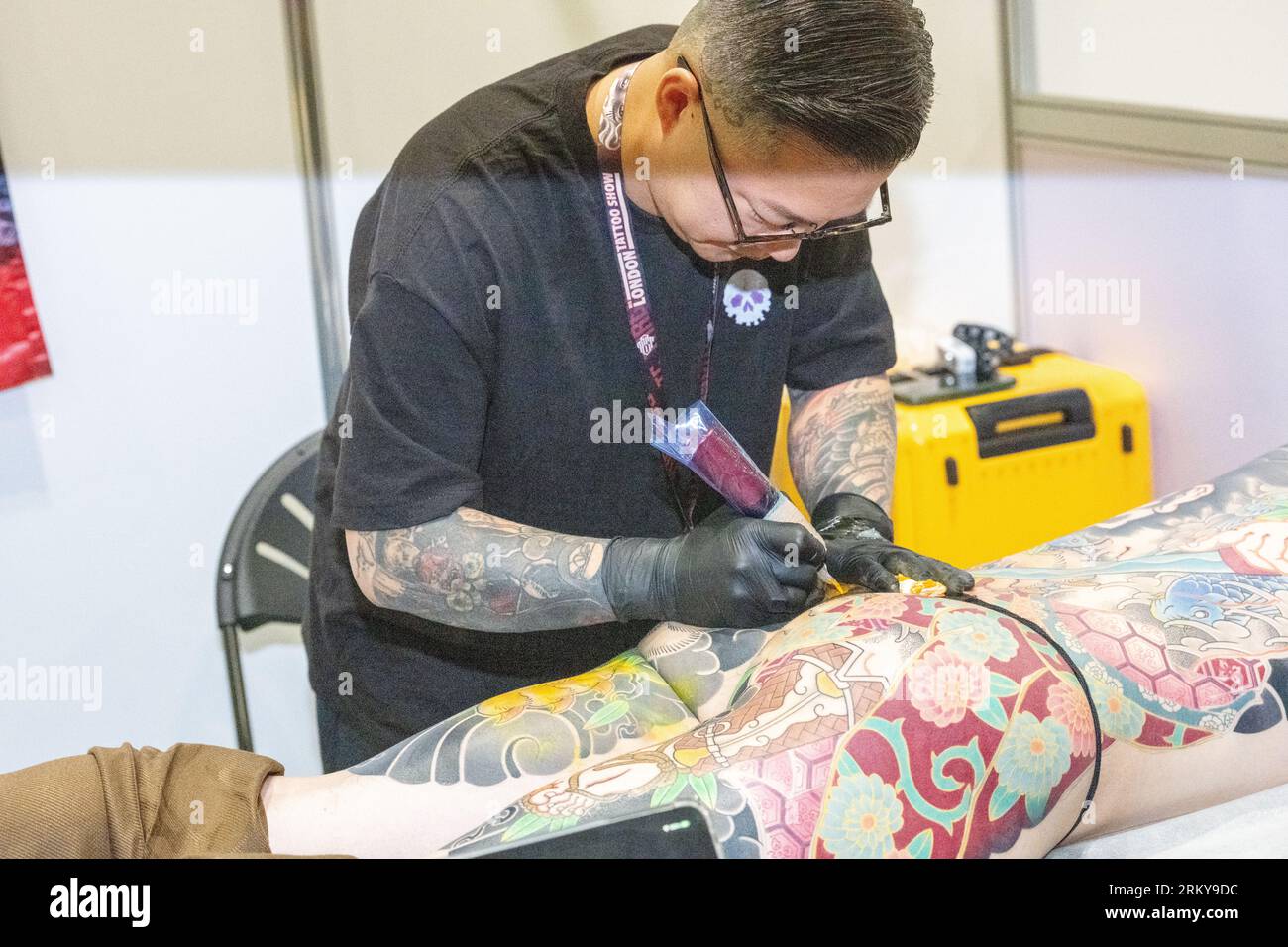 Londres, Reino Unido. 26º de agosto de 2023. The Big London Tattoo Show, Excel Centre London Crédito: Ian Davidson/Alamy Live News Foto de stock