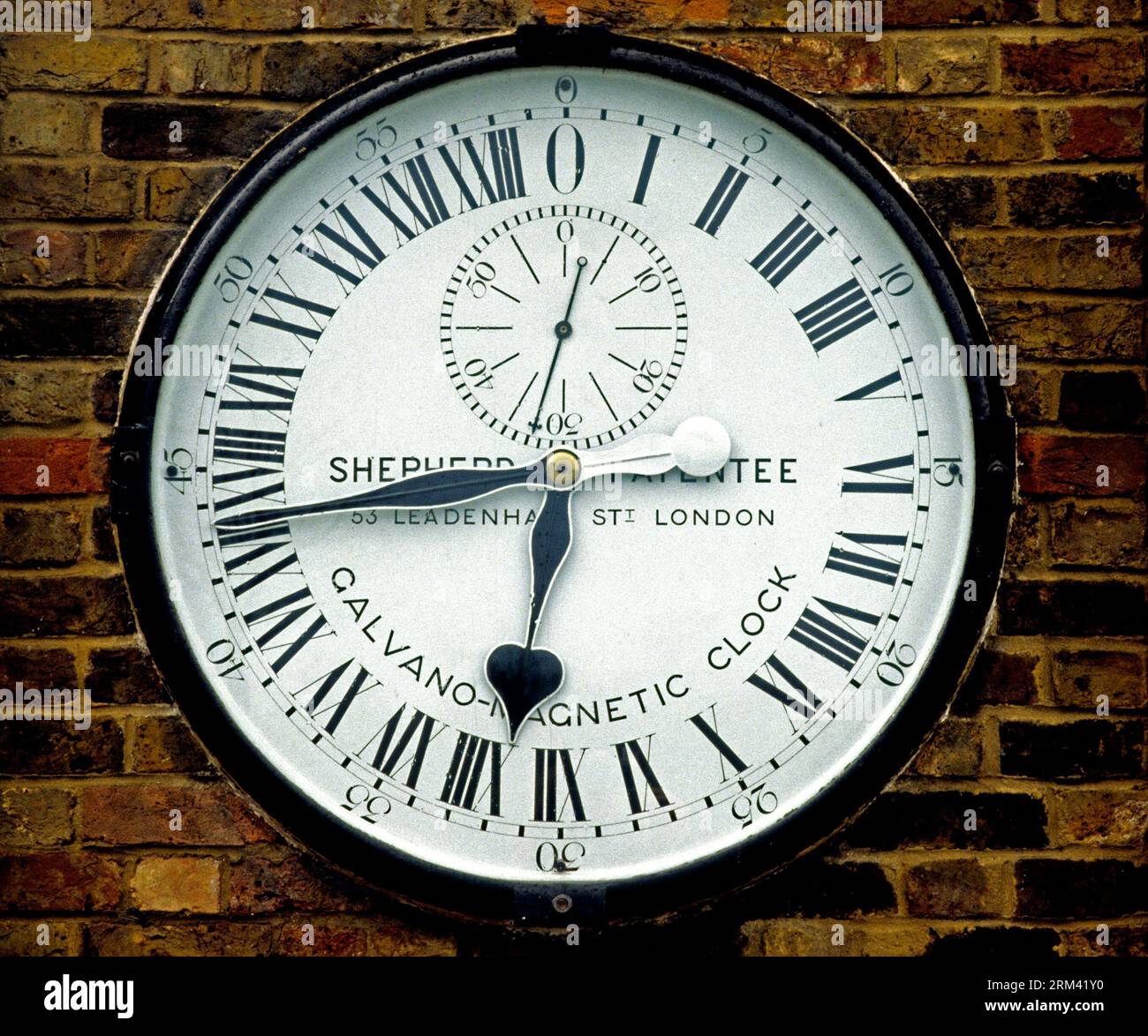 Greenwich 24 horas, veinticuatro horas reloj, Londres, Inglaterra, Reino Unido Foto de stock