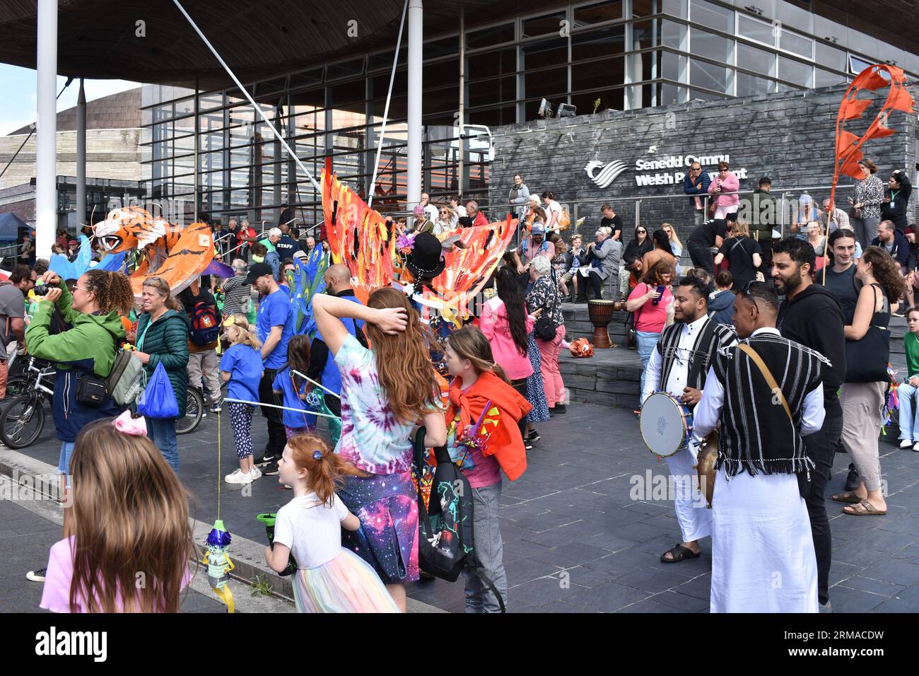 Butetown Carnival, Cardiff Bay, Cardiff, Gales Foto de stock