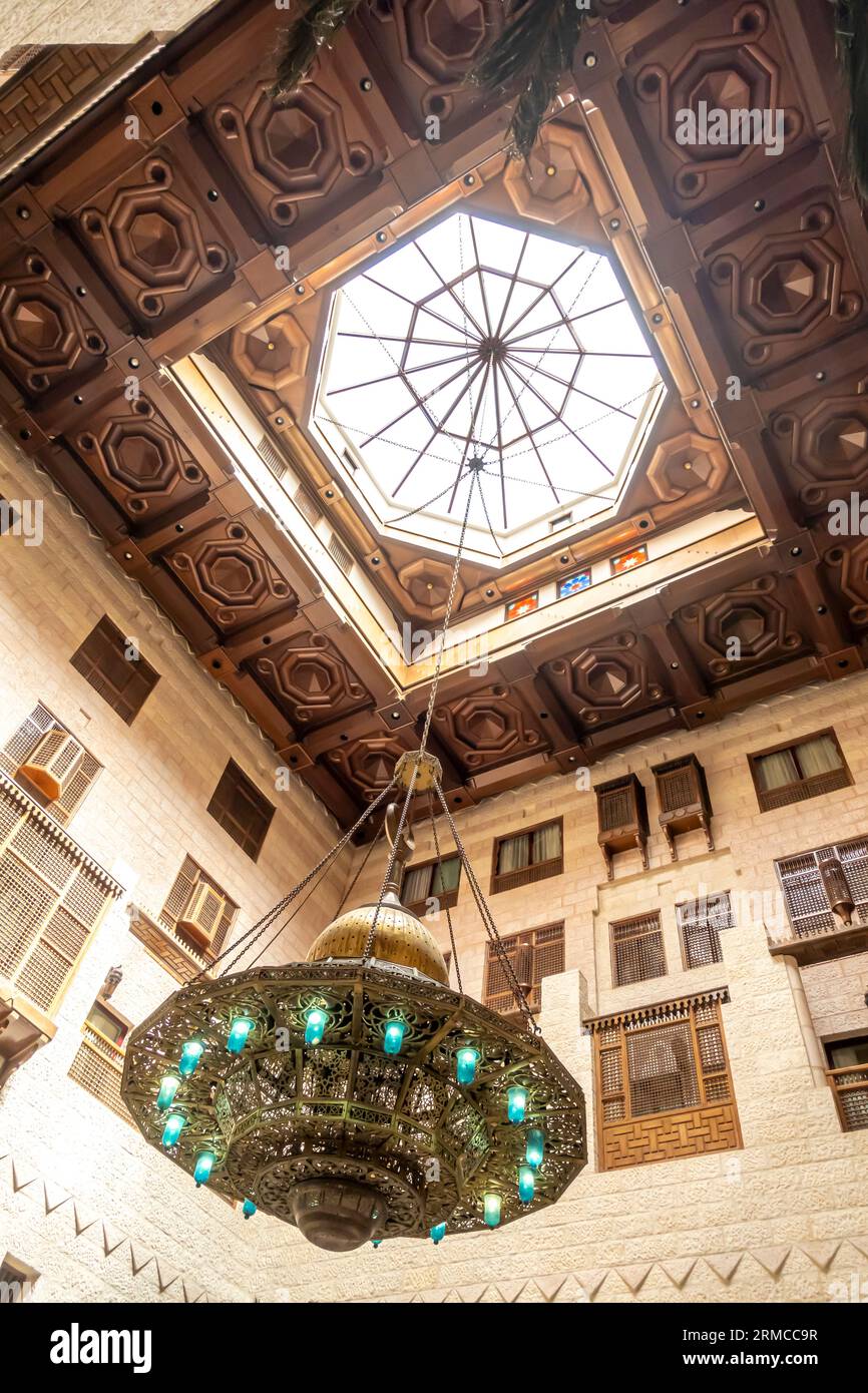 Mövenpick Petra hotel lobby interior Foto de stock