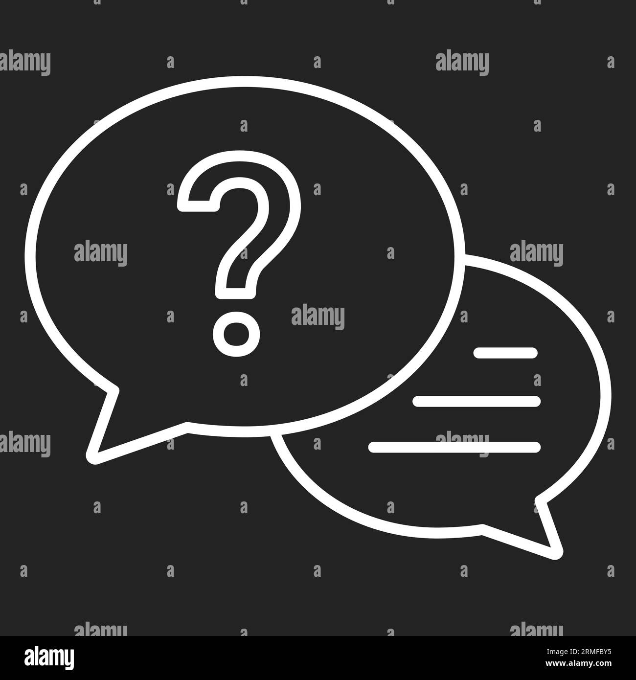 Icono completo de preguntas y respuestas (preguntas y Respuestas